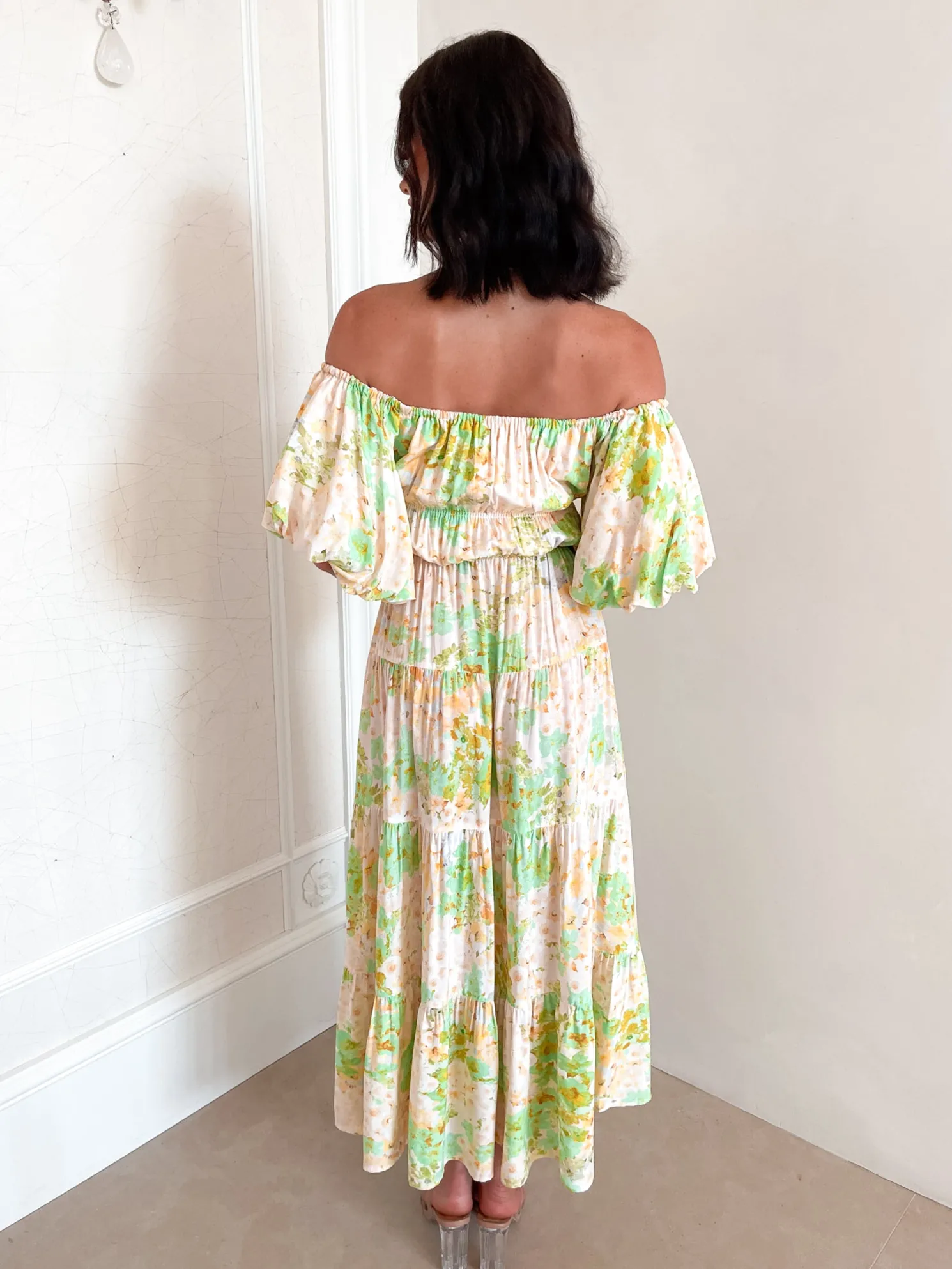 Aiyanna Dress - Green Floral