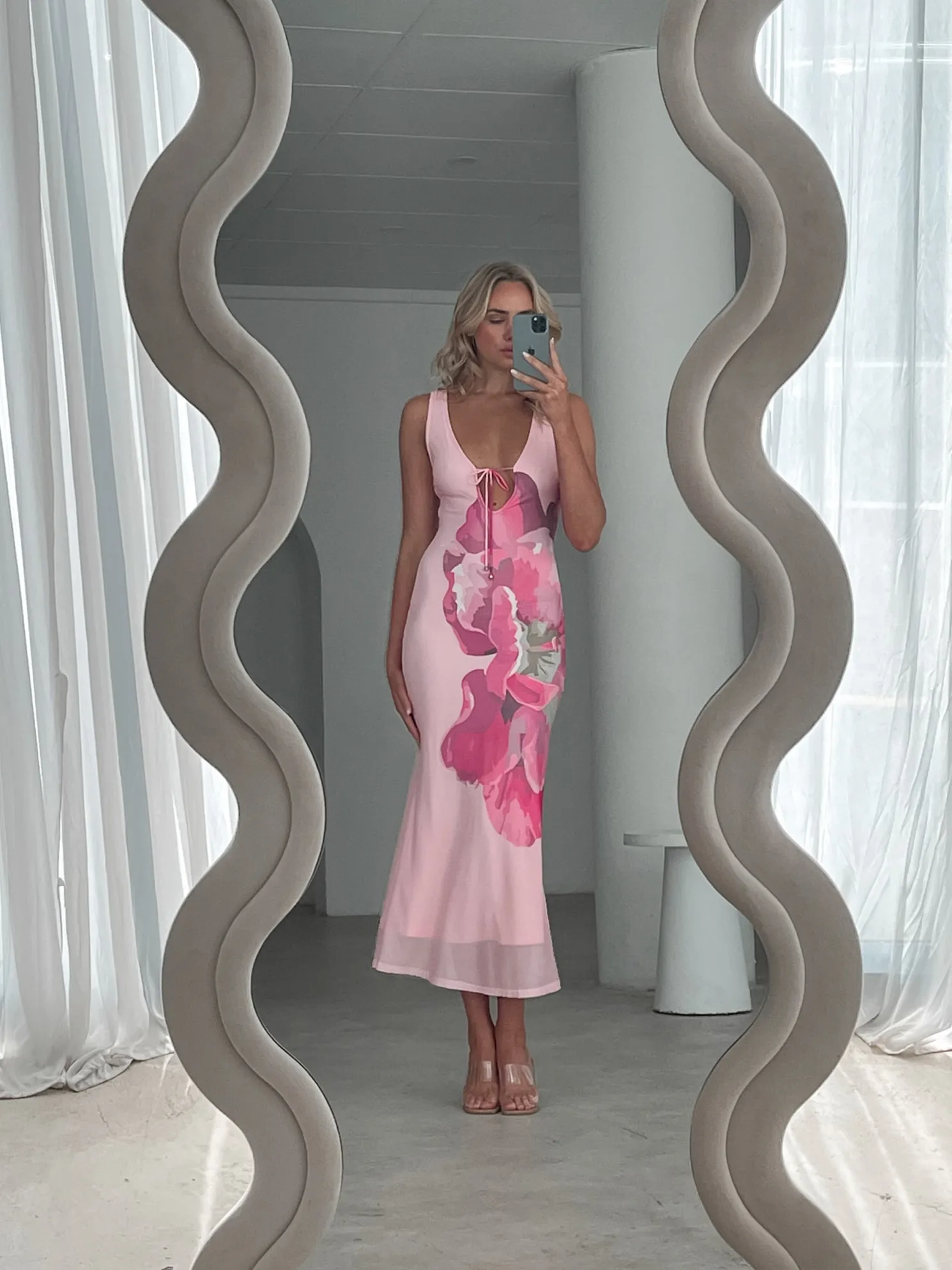 Amariah Dress - Pink Floral