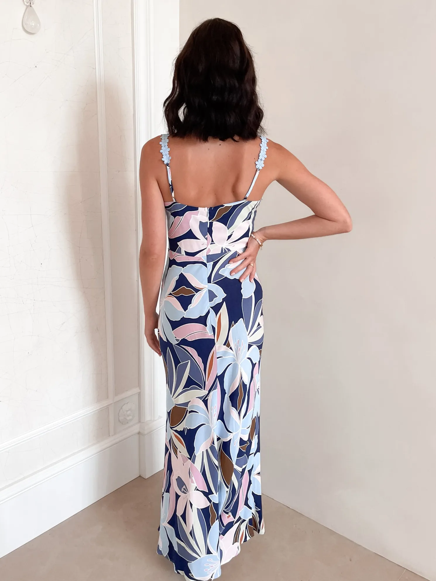 Audisa Dress - Blue Floral