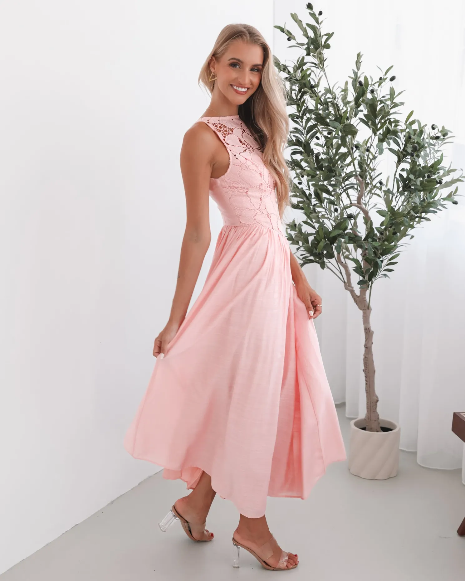 Contessa Dress - Pink