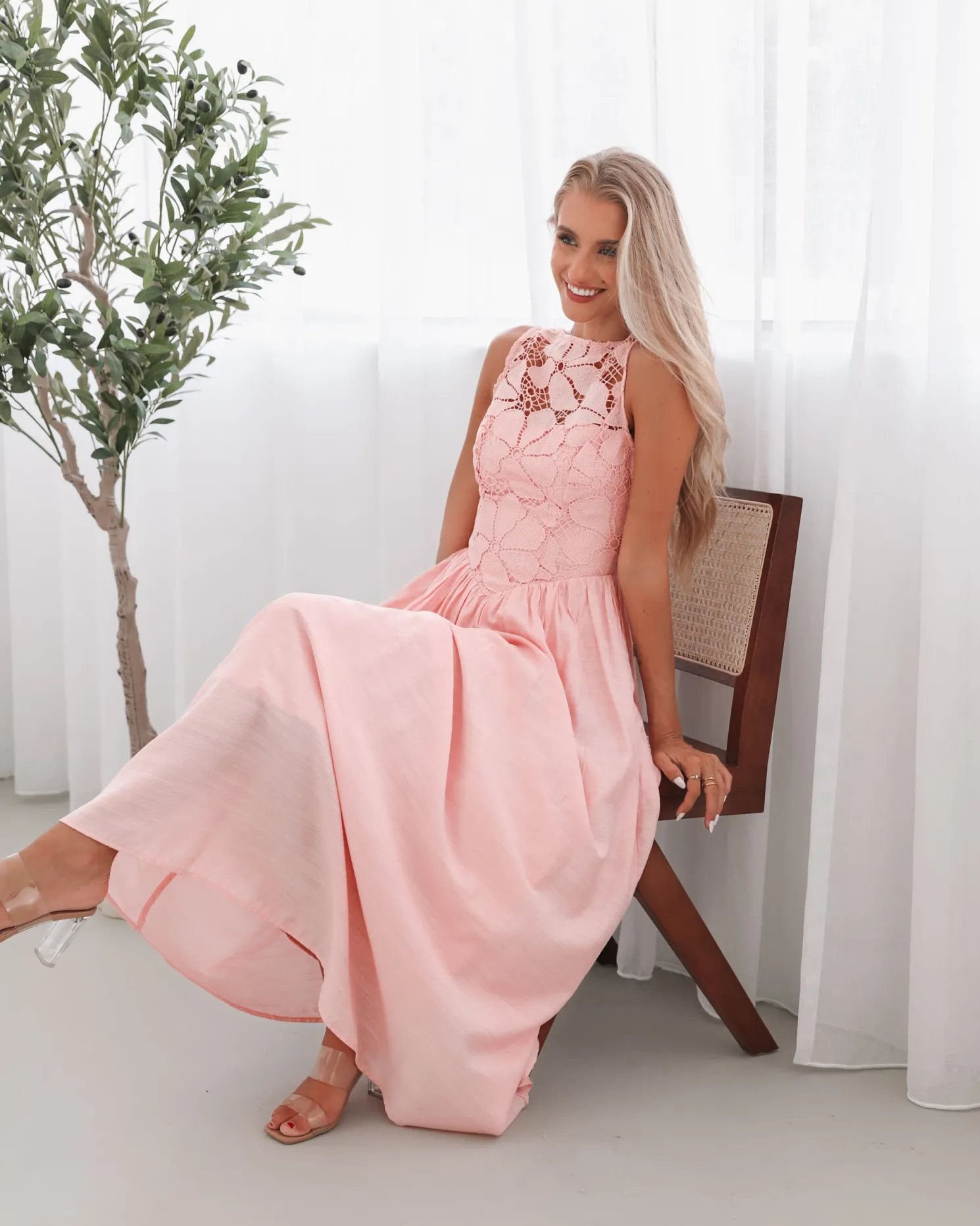 Contessa Dress - Pink