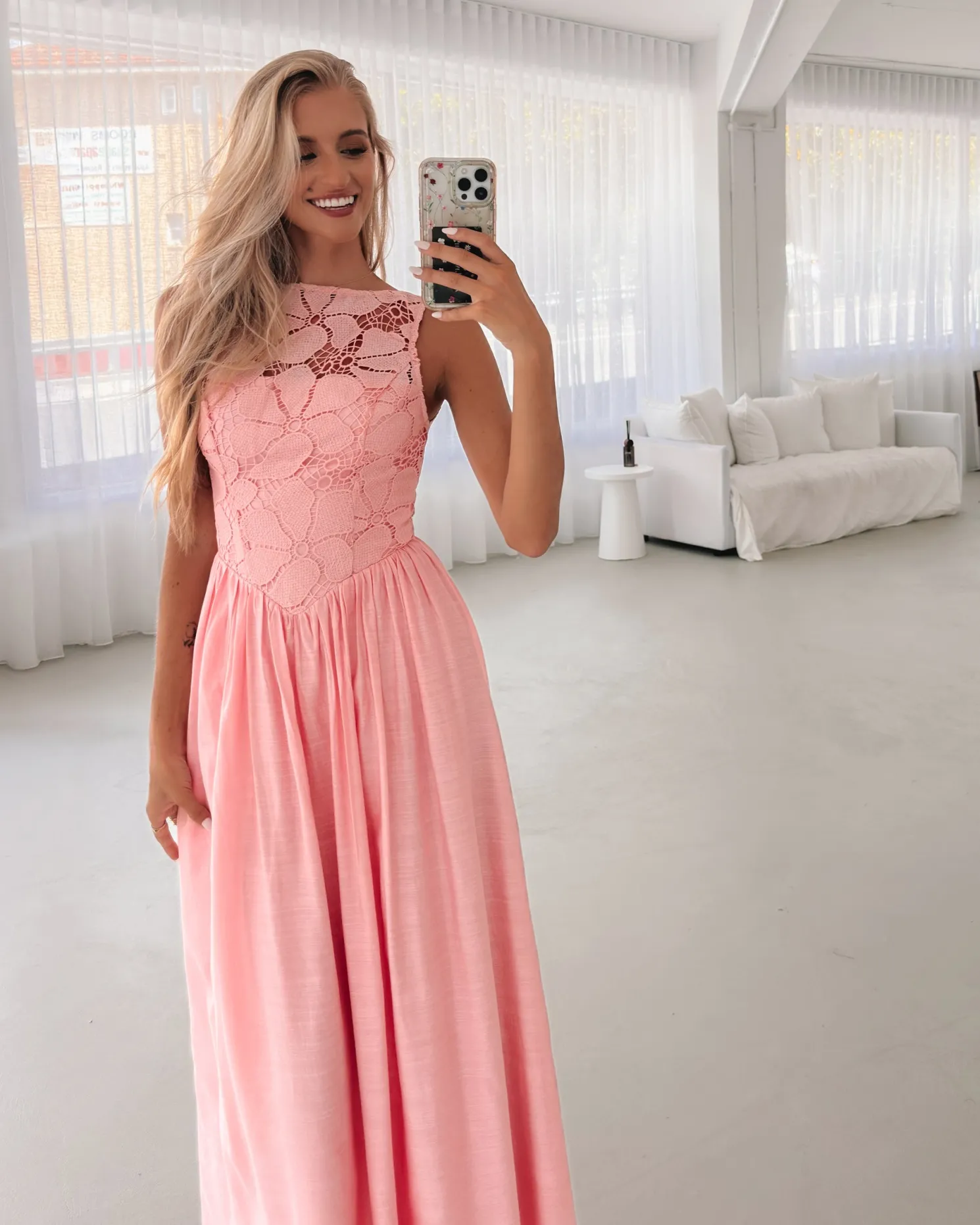 Contessa Dress - Pink
