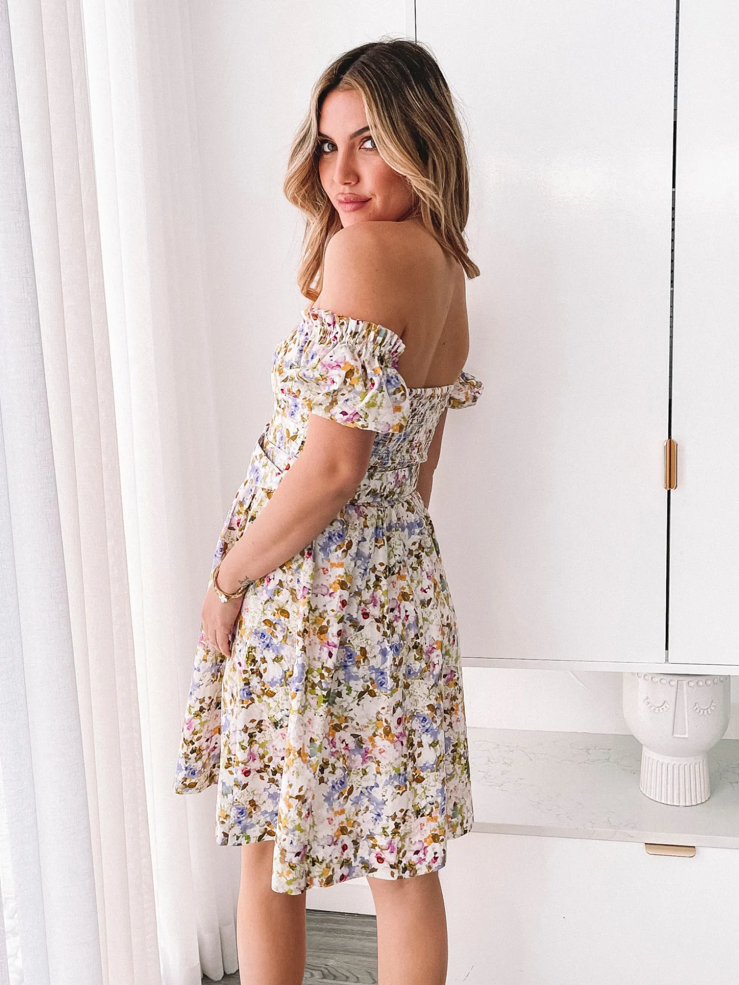 Devira Dress - Ditsy Lavender