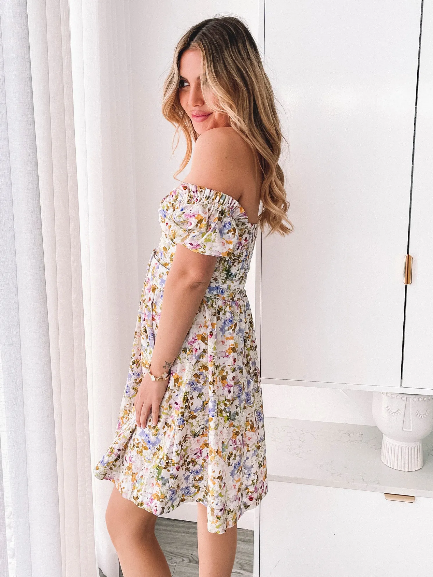 Devira Dress - Ditsy Lavender