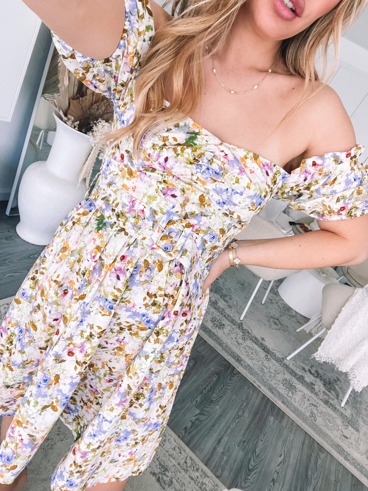 Devira Dress - Ditsy Lavender