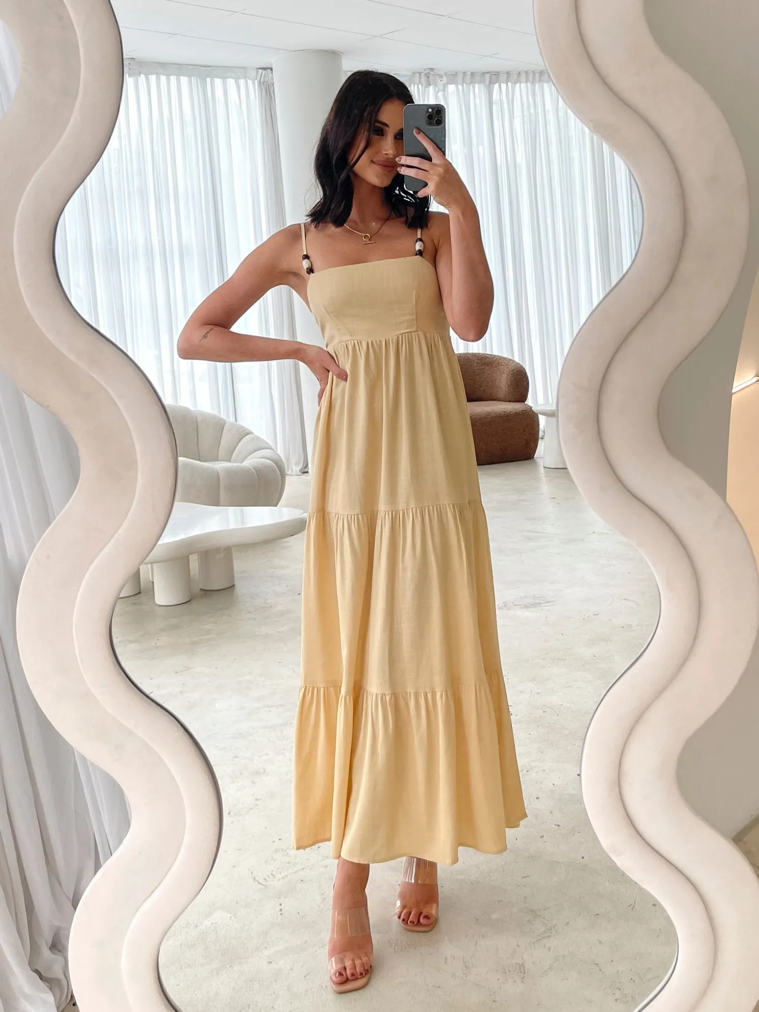 Elarise Dress - Yellow