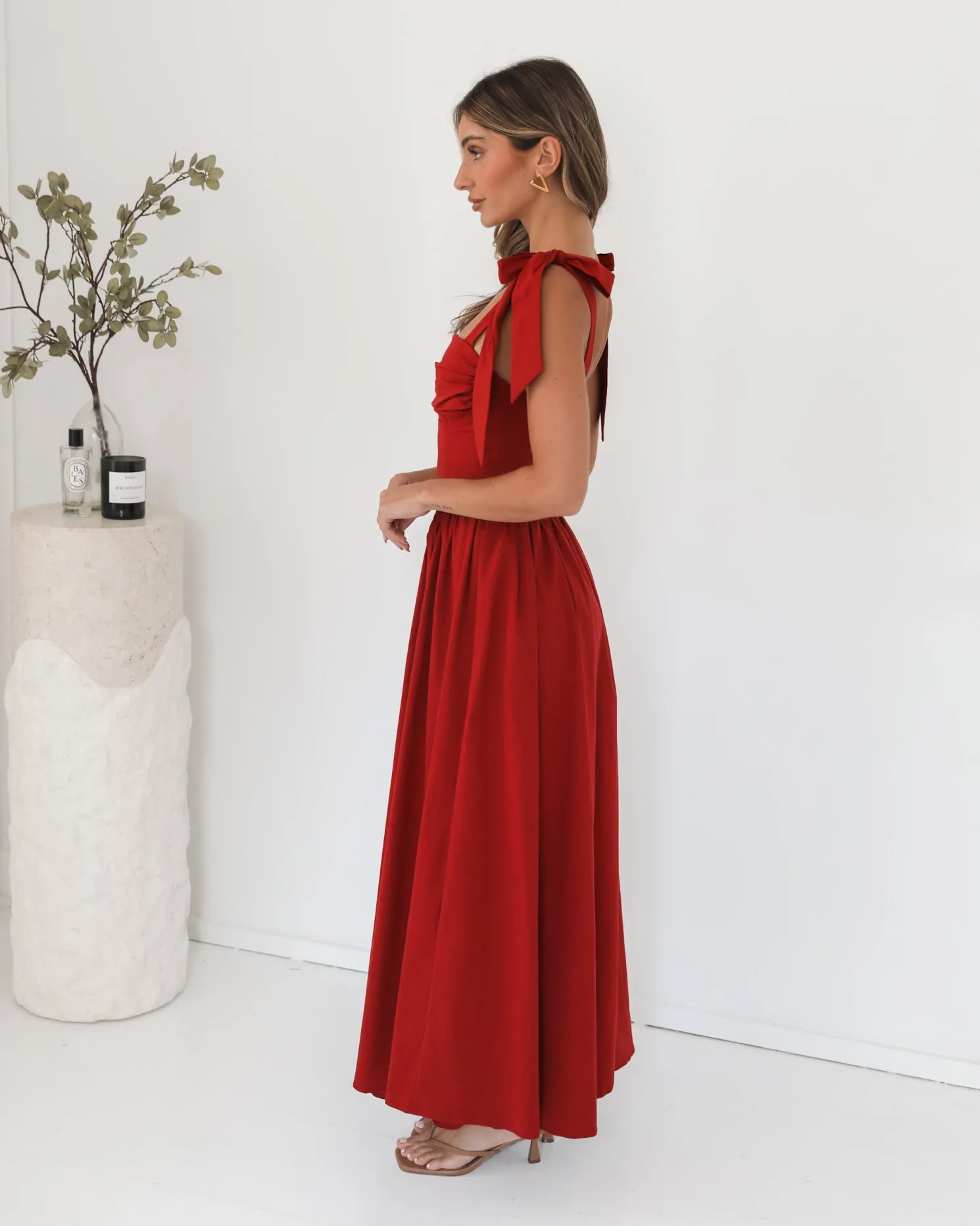 Elvianne Dress - Wine