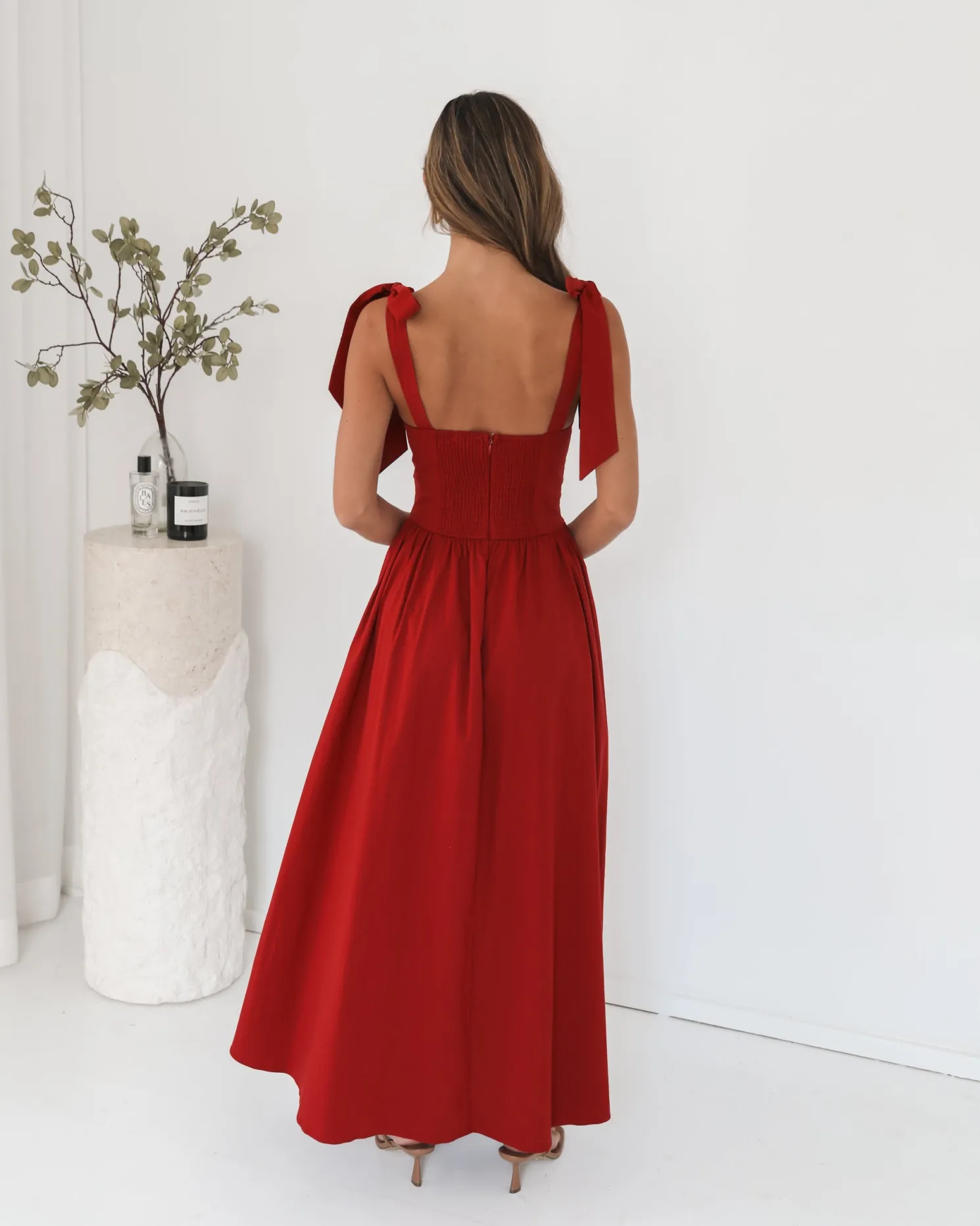 Elvianne Dress - Wine