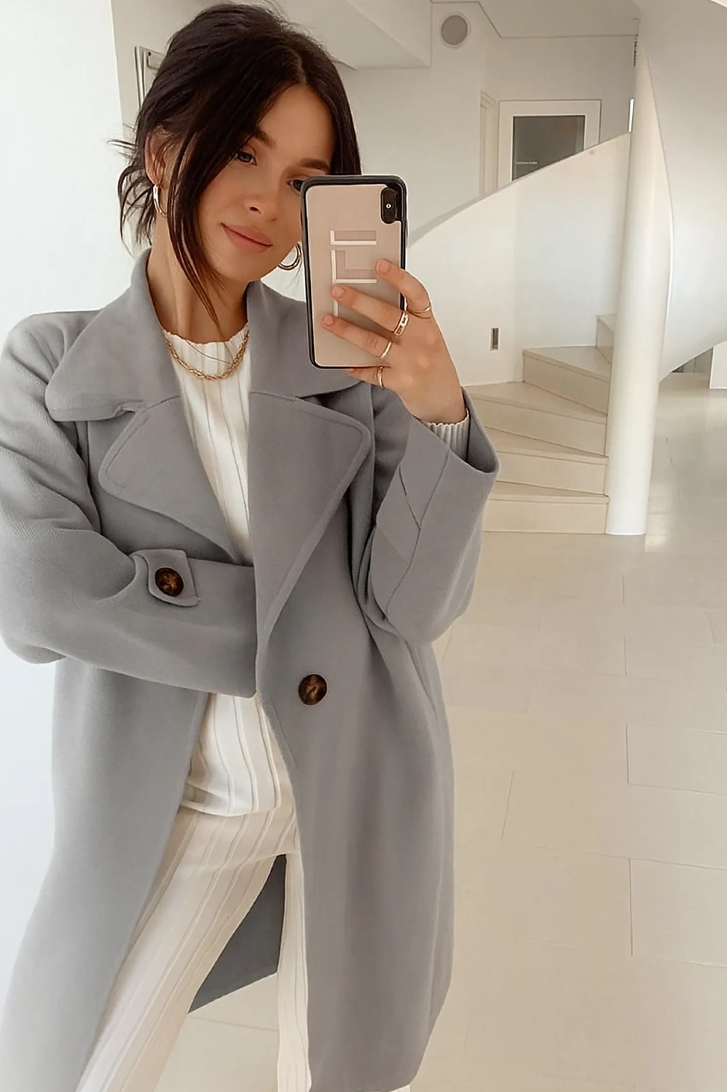 Fireplace Coat - Grey