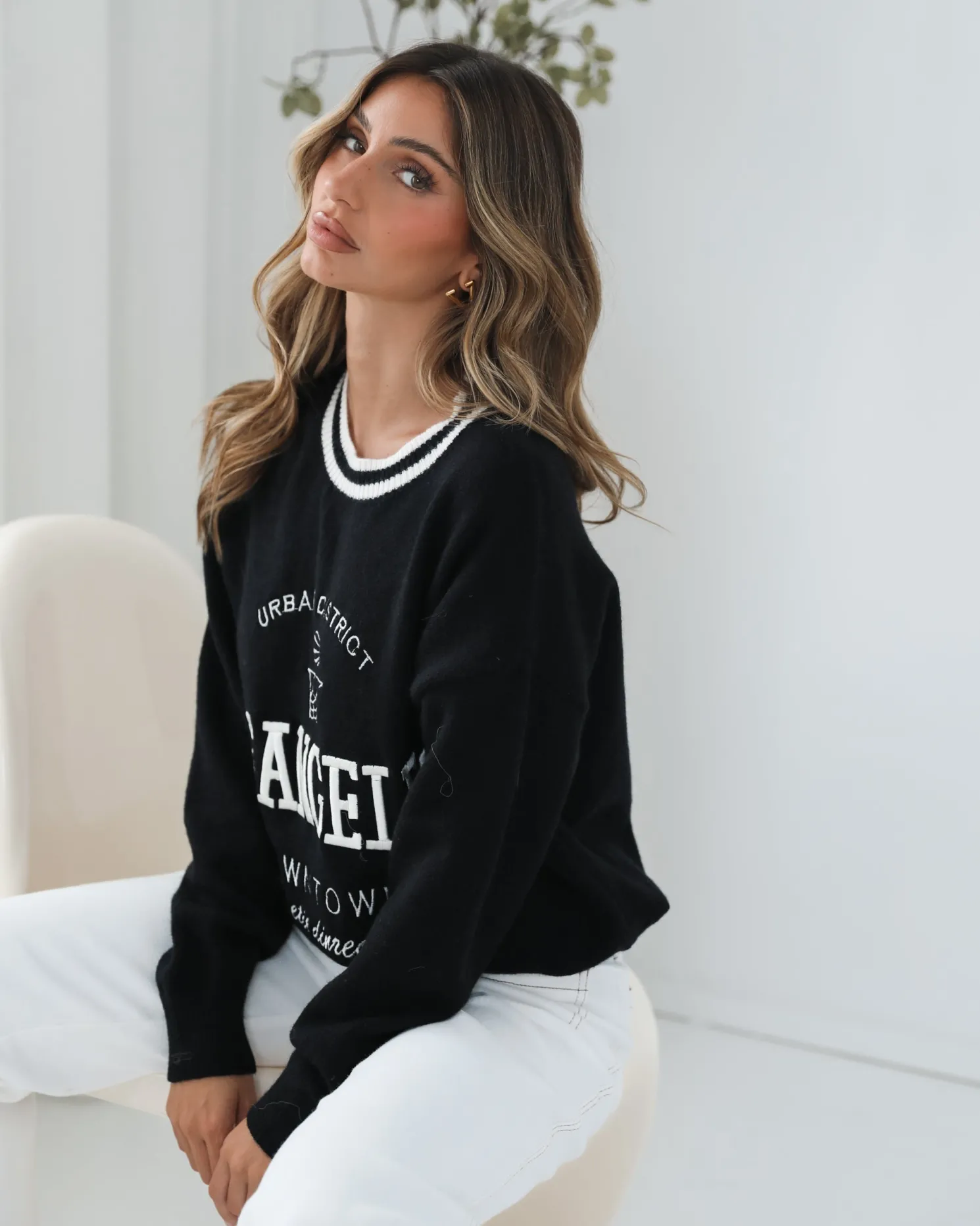 Kanoe Knit - Black Print