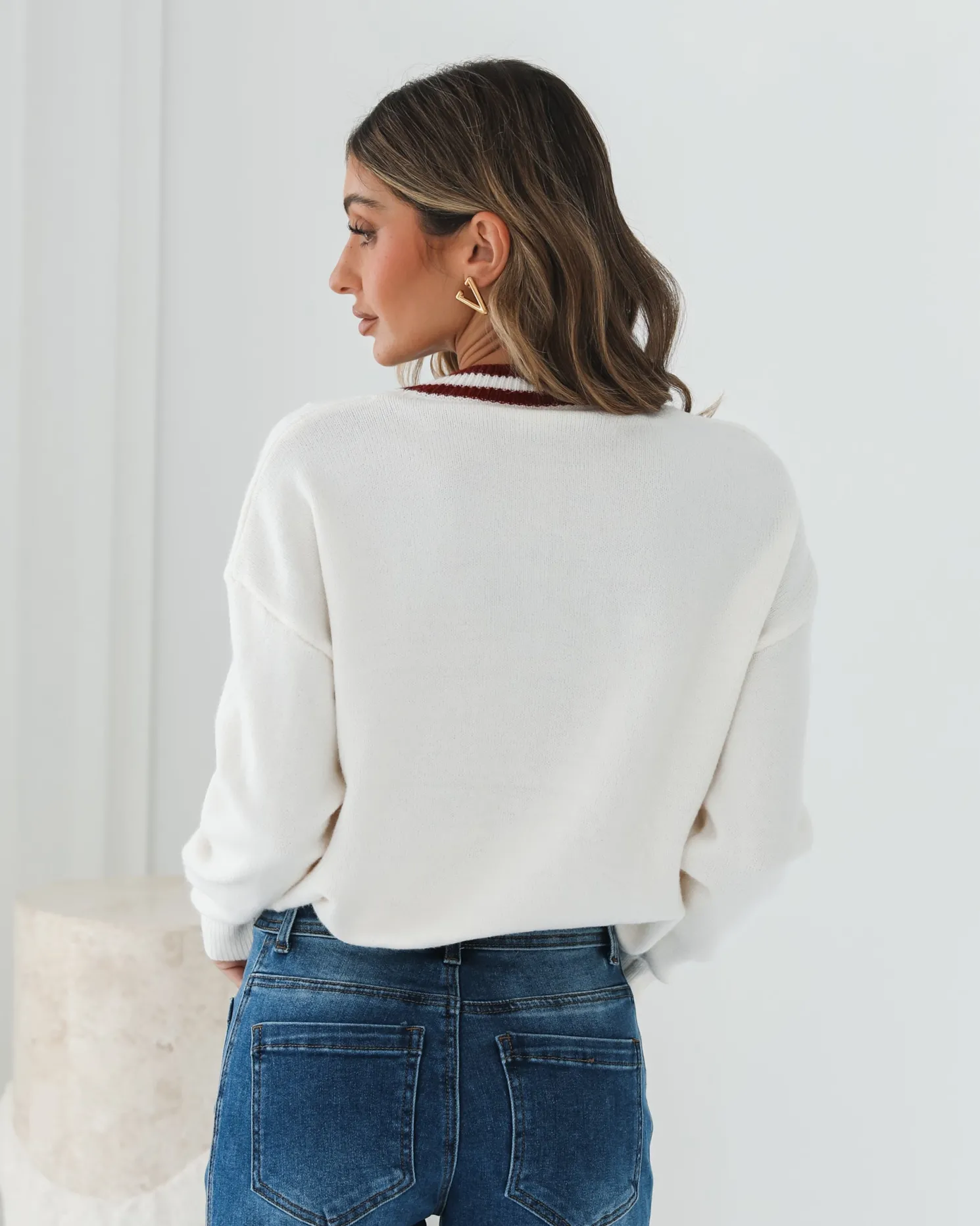 Kanoe Knit - Cream Print