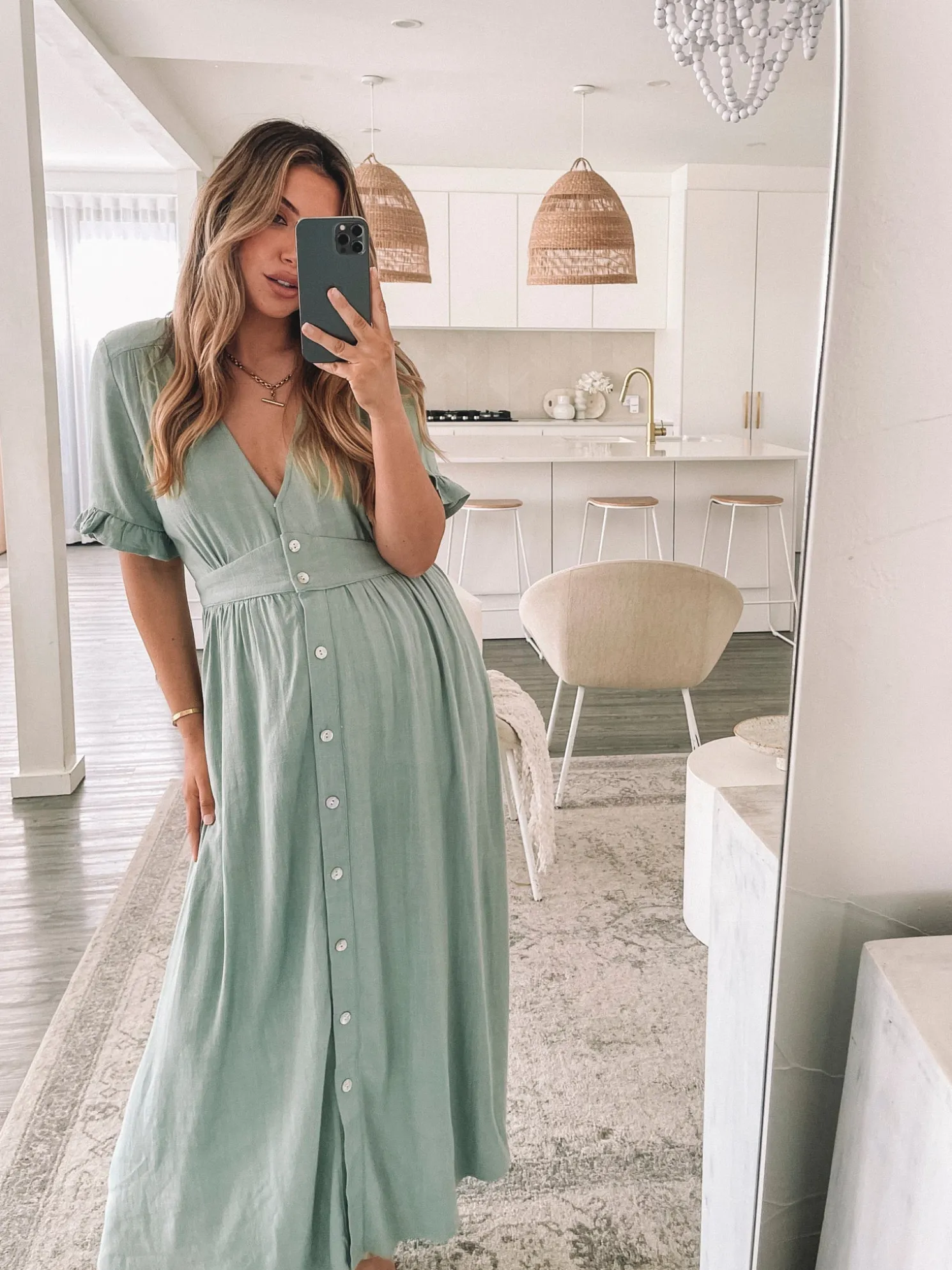 Korbela Dress - Sage