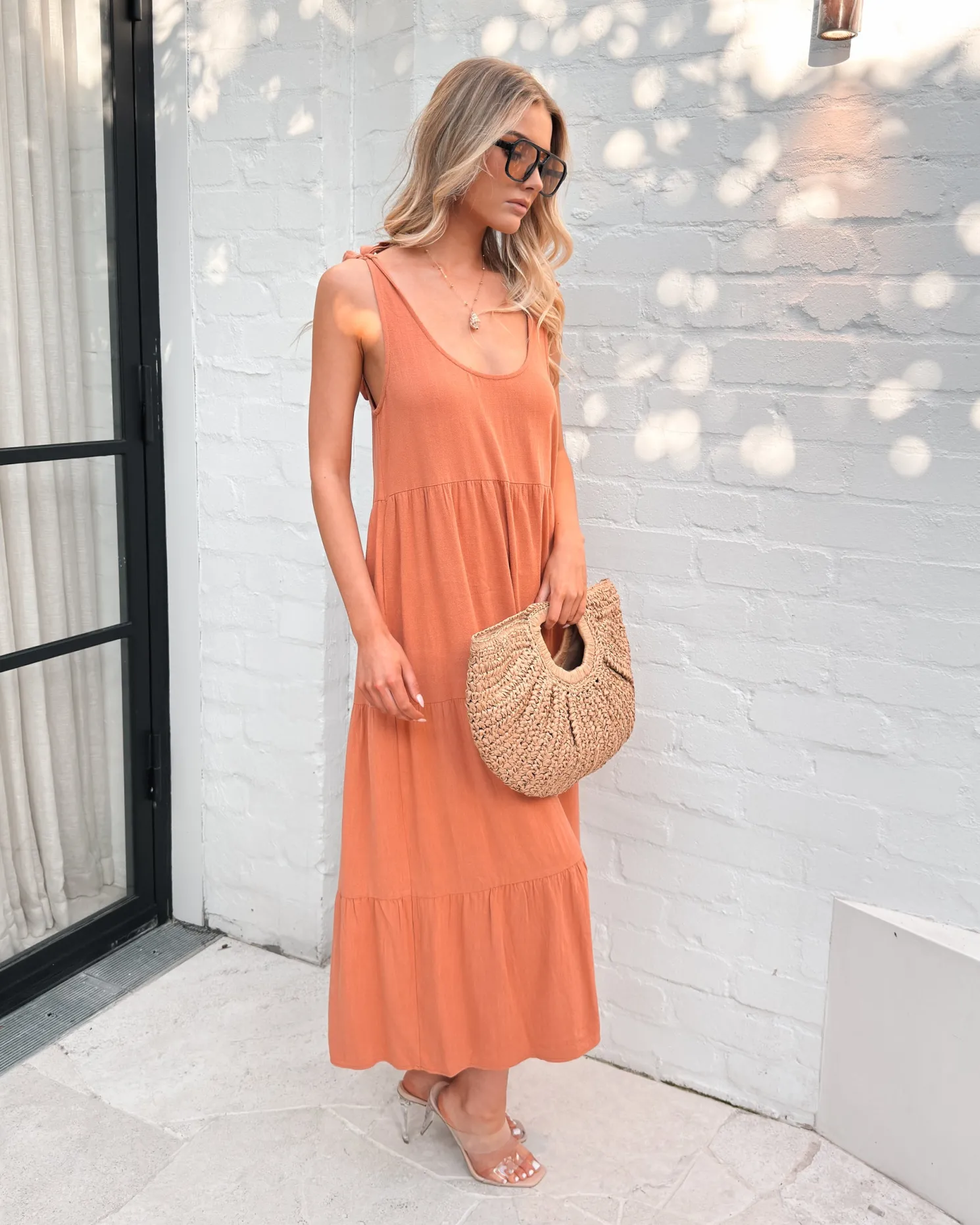 Lydia Dress - Rust