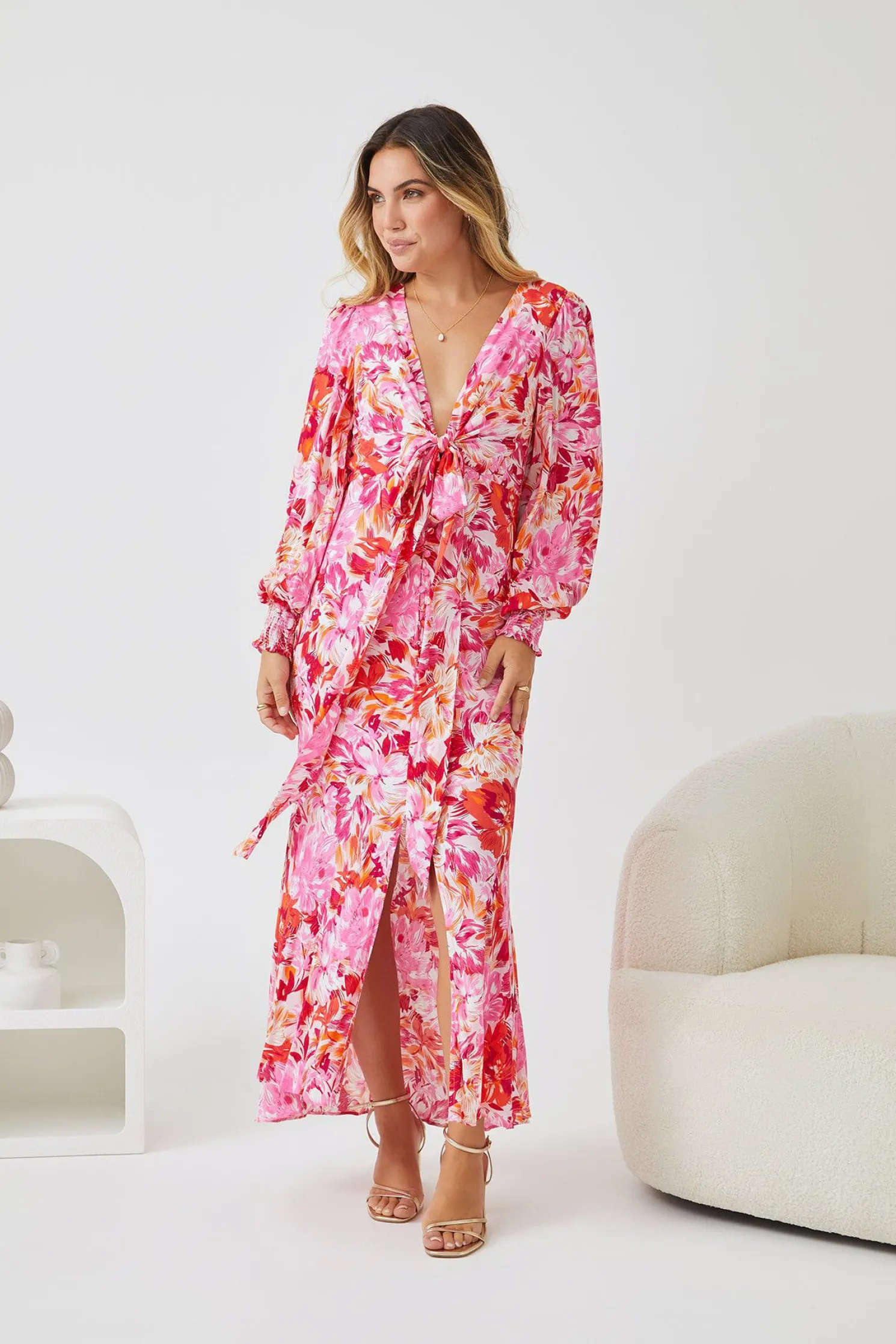 Mallarey Dress - Multi Floral