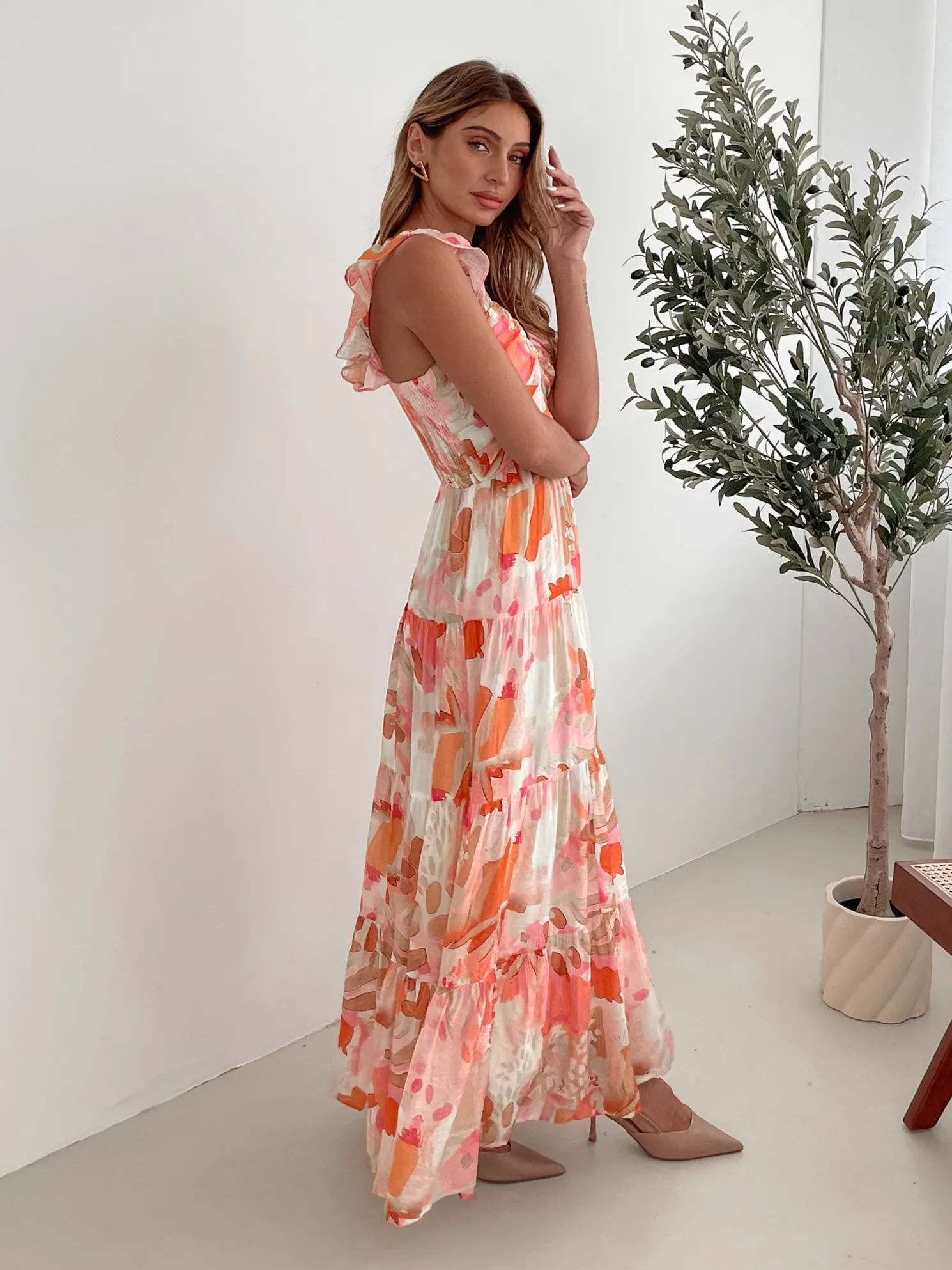 Mariel Dress - Pink Floral