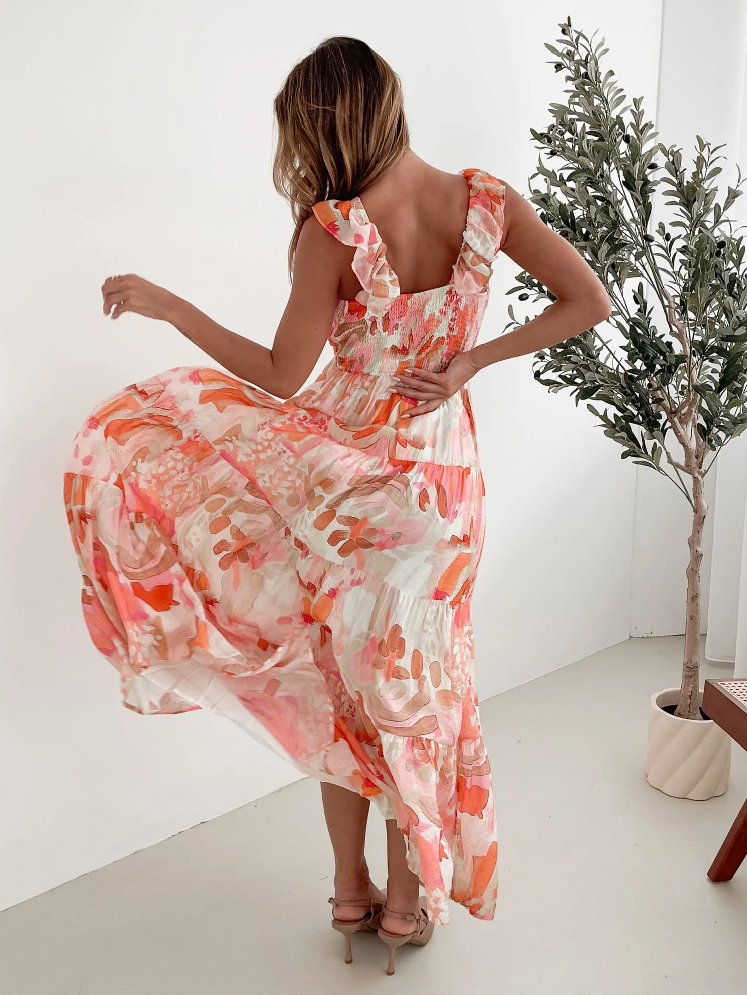 Mariel Dress - Pink Floral