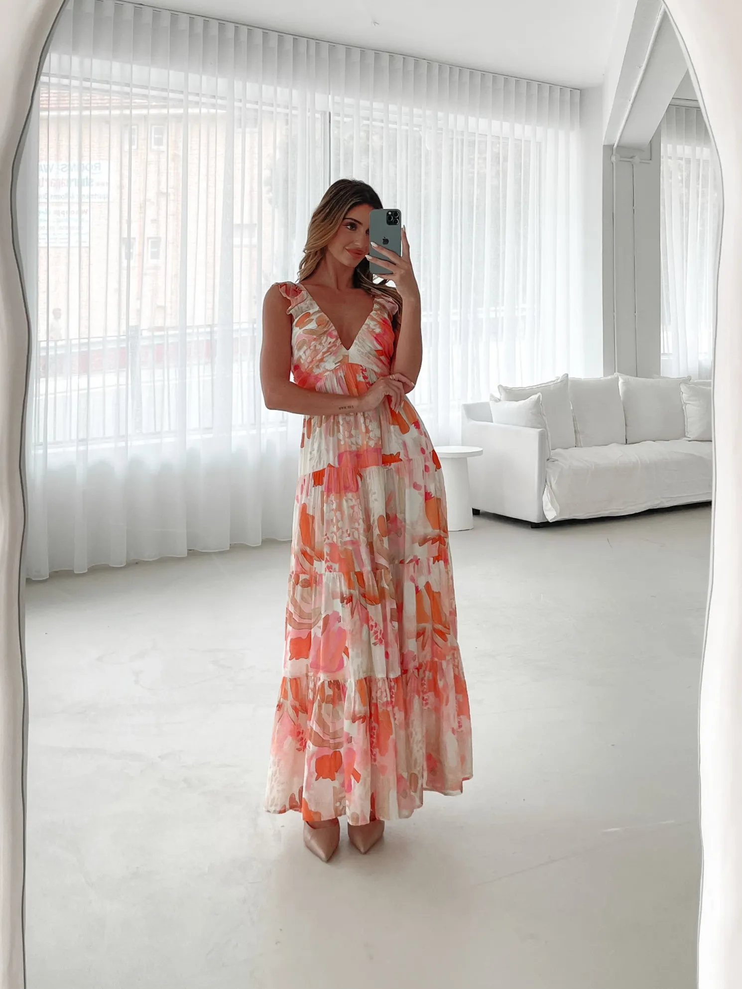 Mariel Dress - Pink Floral