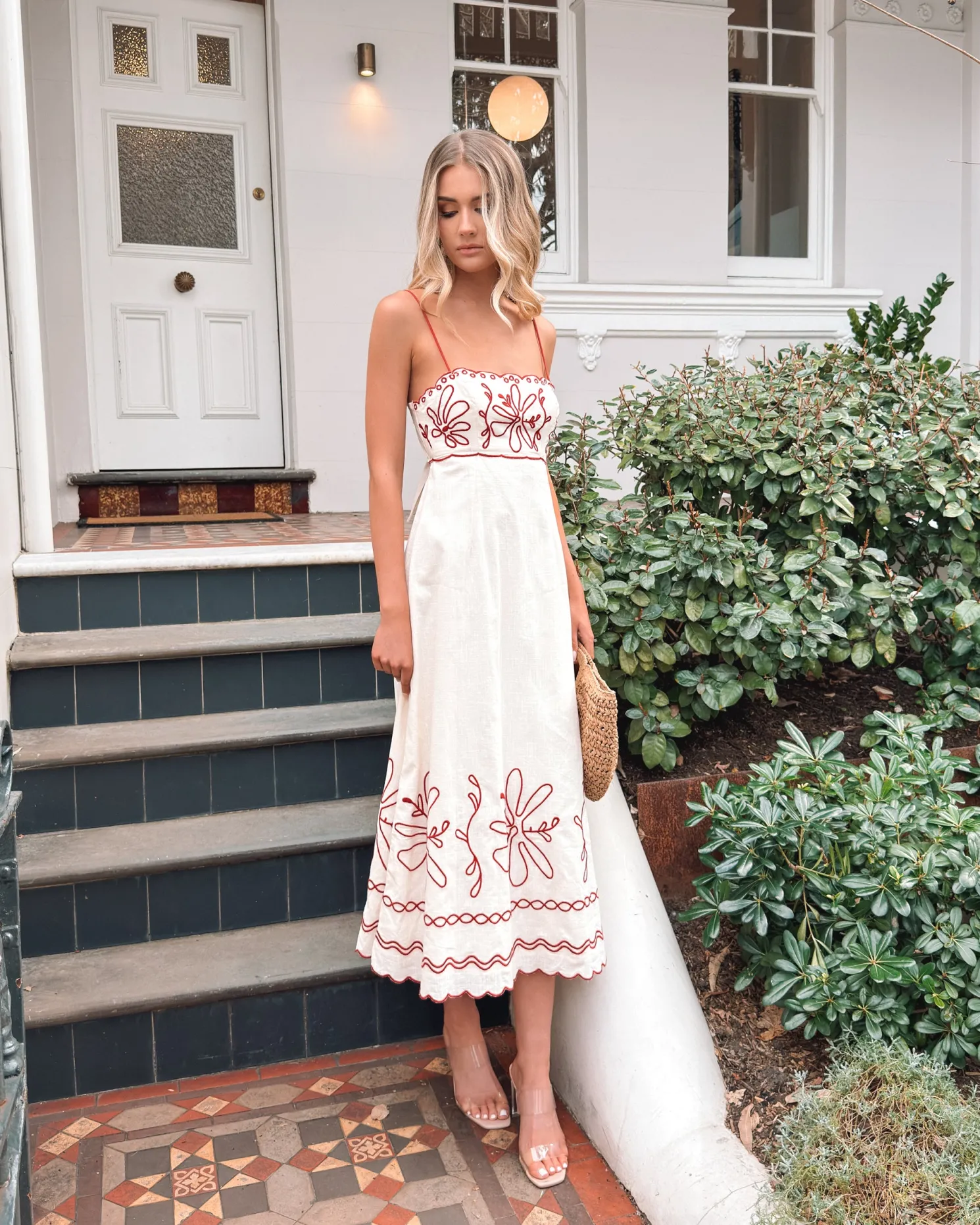 Marietta Dress - White Print