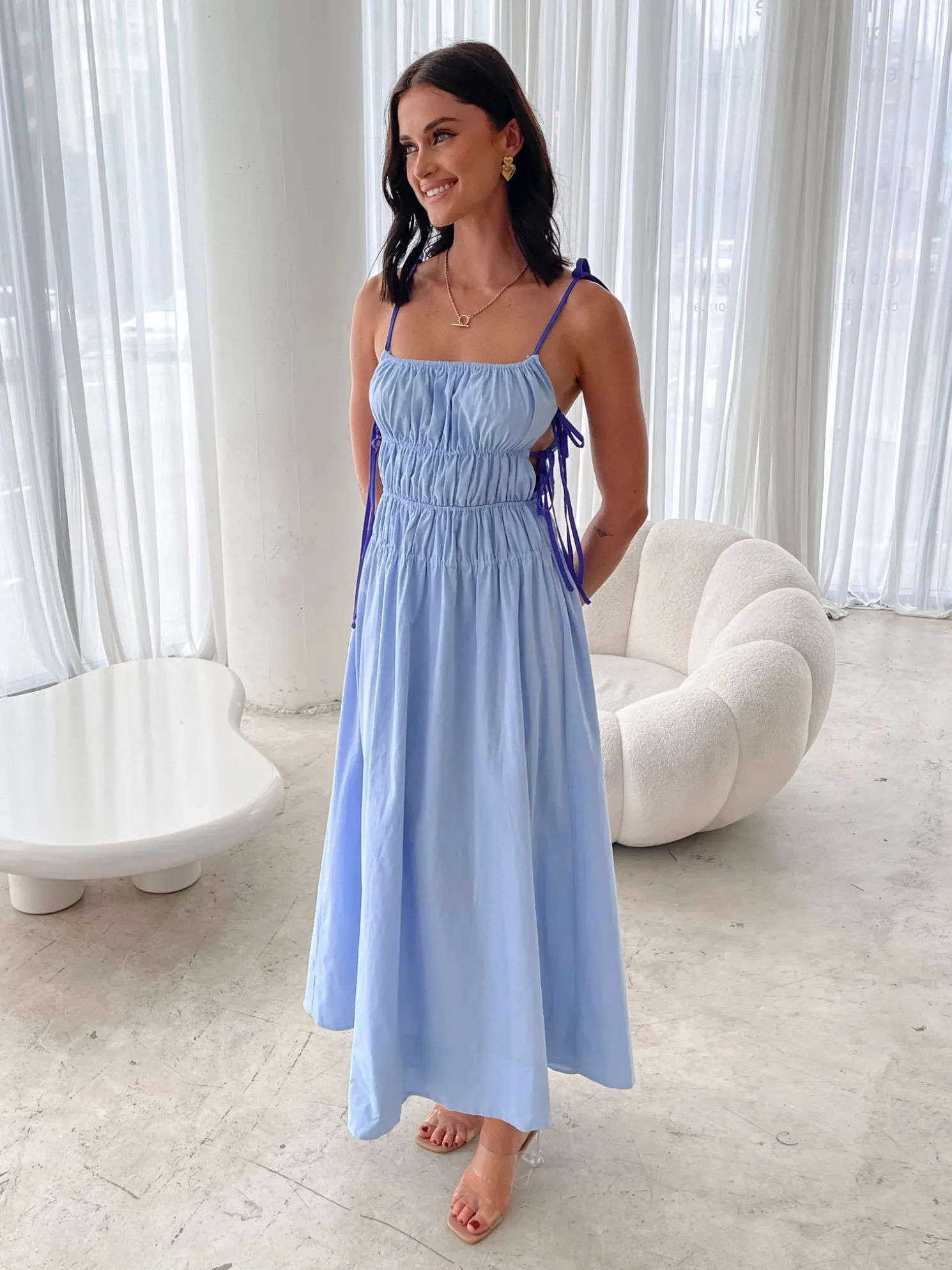 Marzeline Dress - Blue Multi