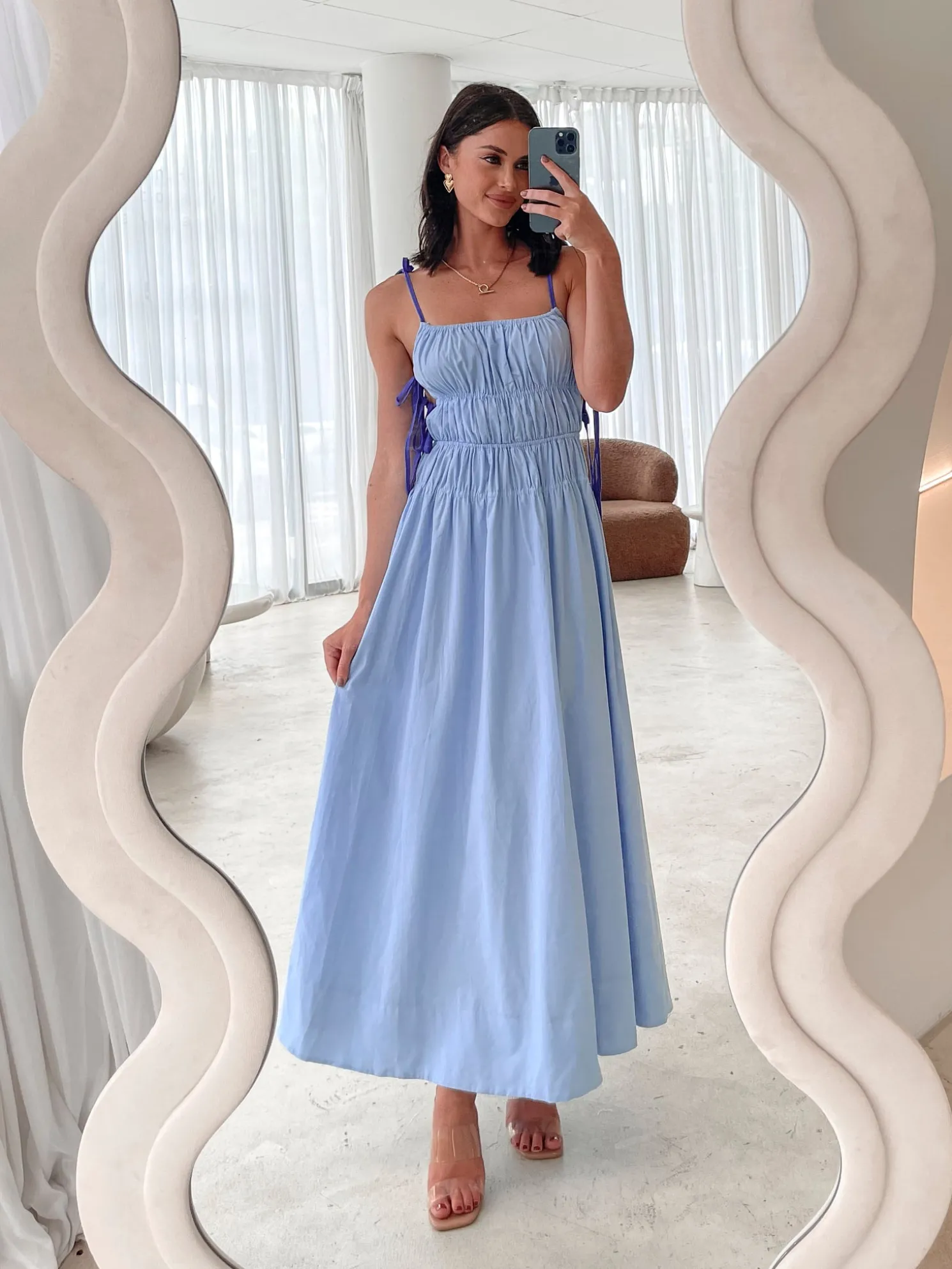 Marzeline Dress - Blue Multi