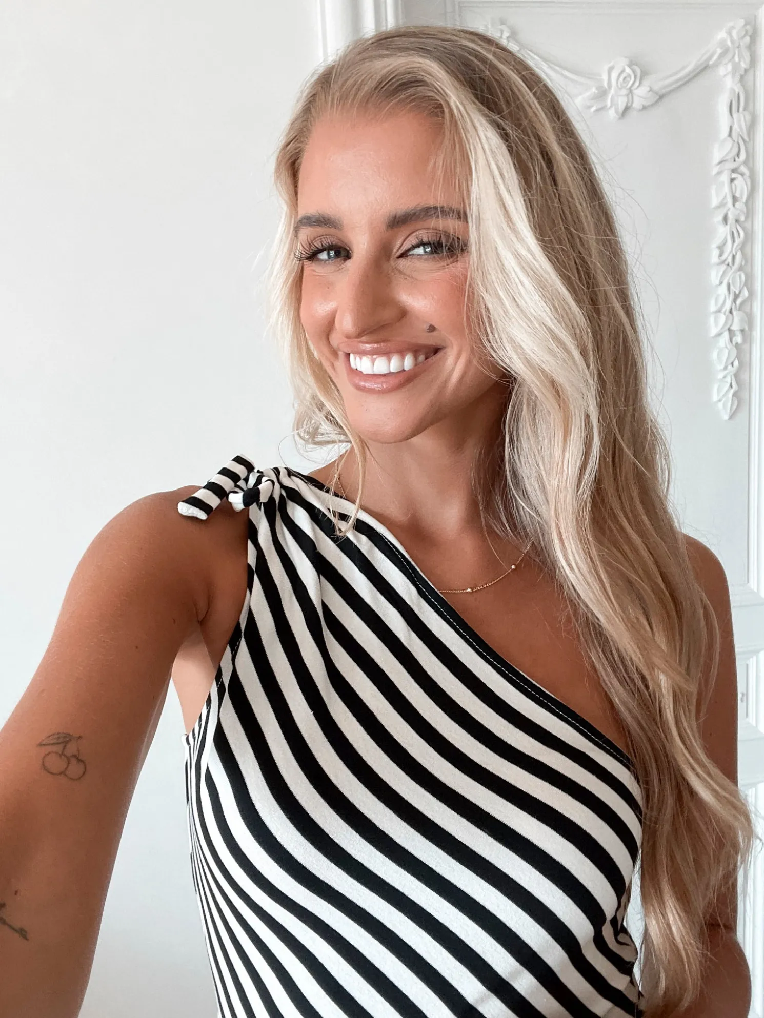 Mckinley Dress - Black Stripe