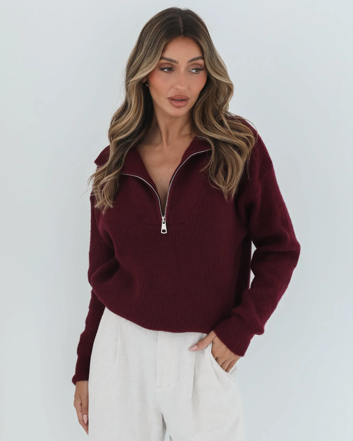 Merete Knit - Bordeaux
