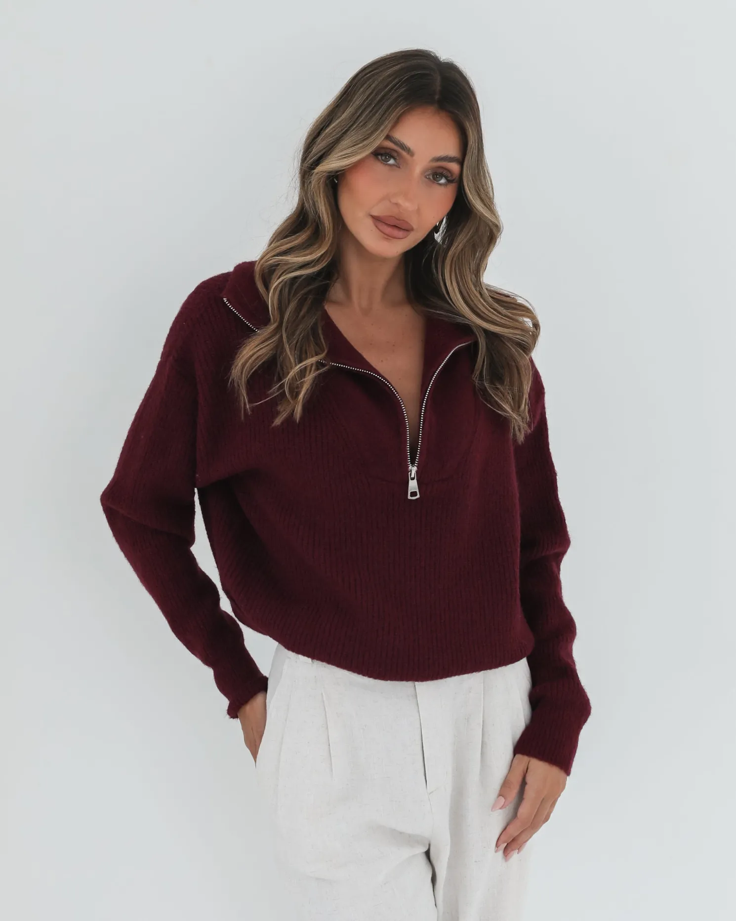 Merete Knit - Bordeaux