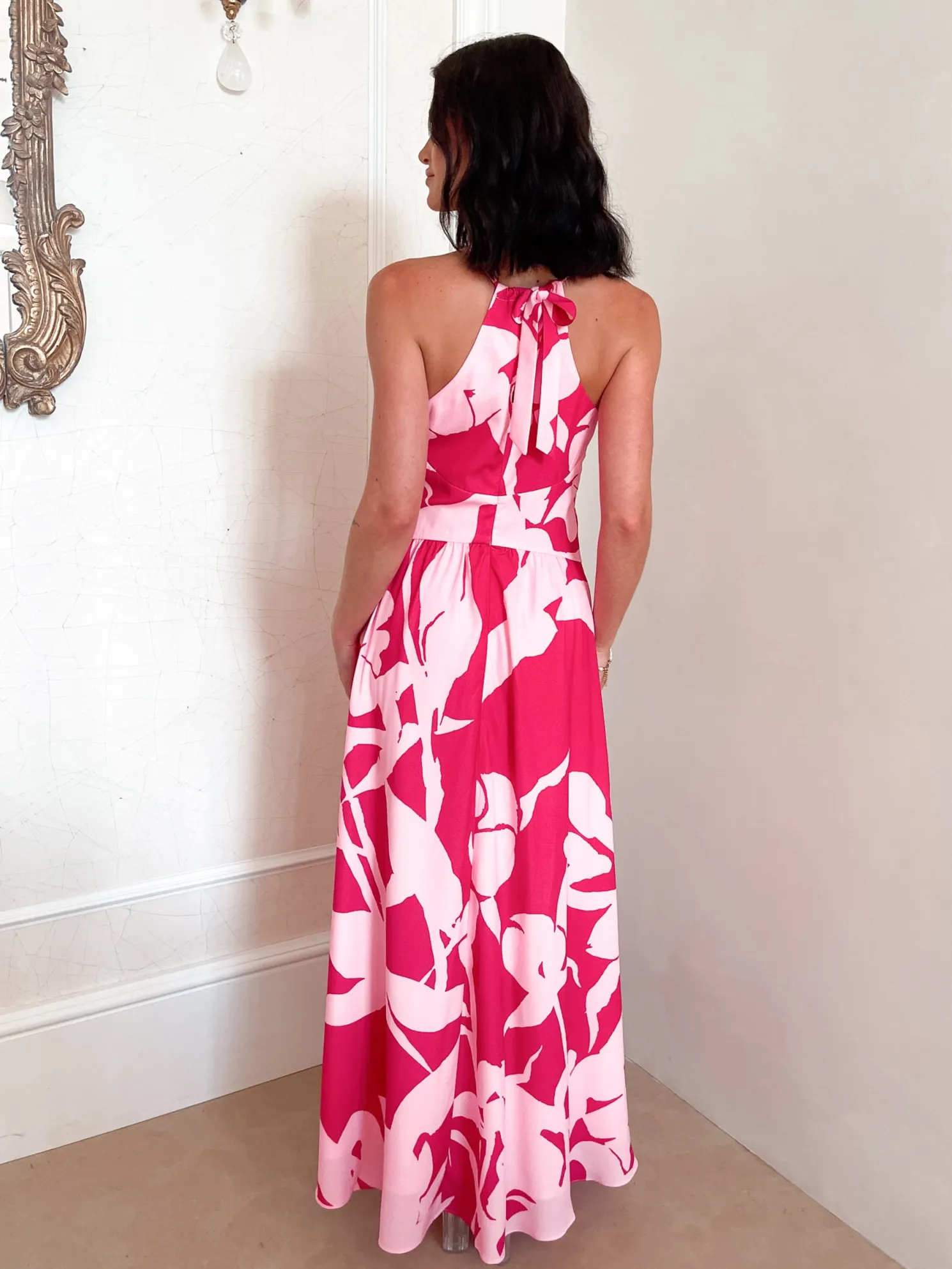 Nyra Dress - Red Floral