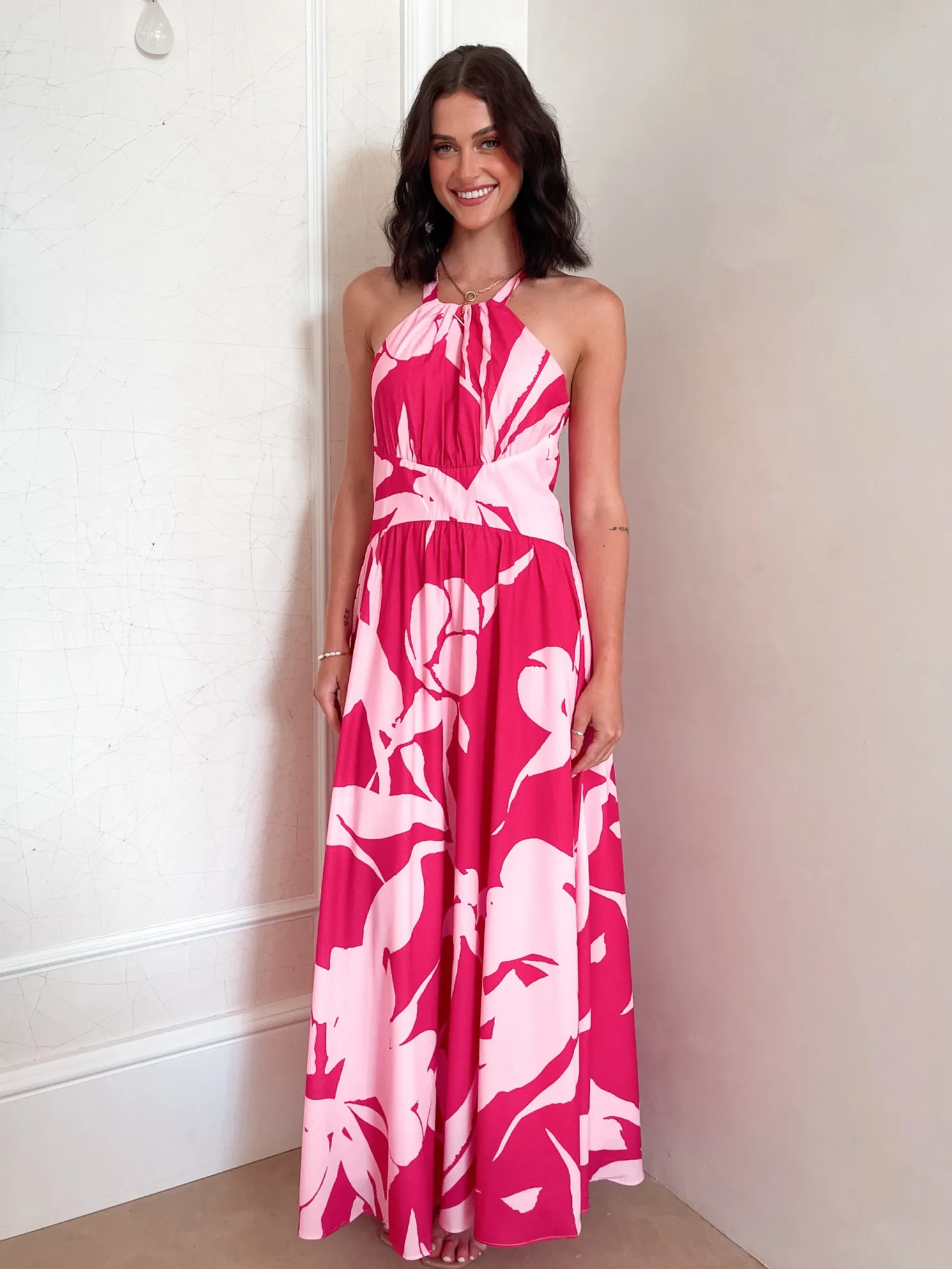 Nyra Dress - Red Floral