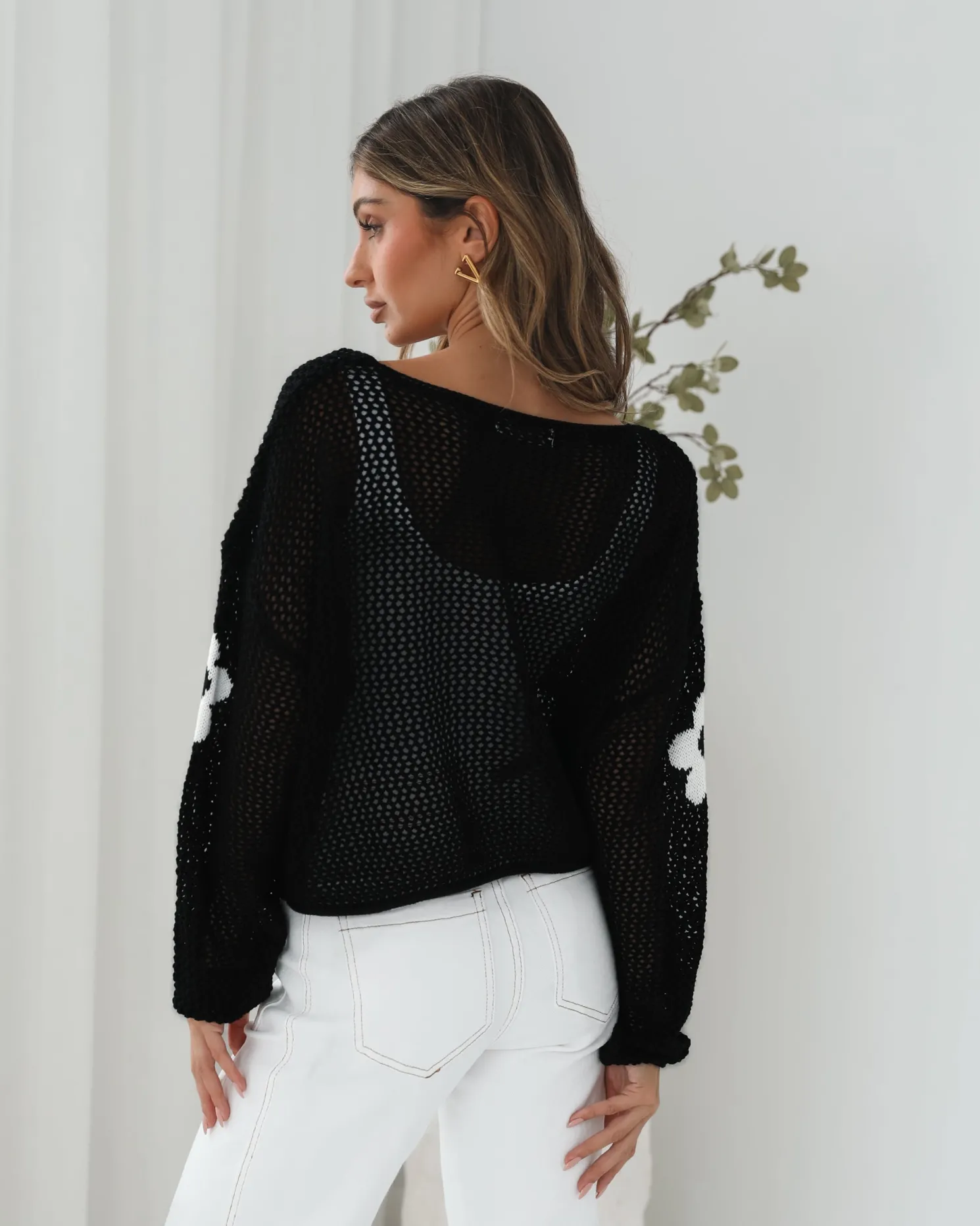 Pacino Knit Top - Black