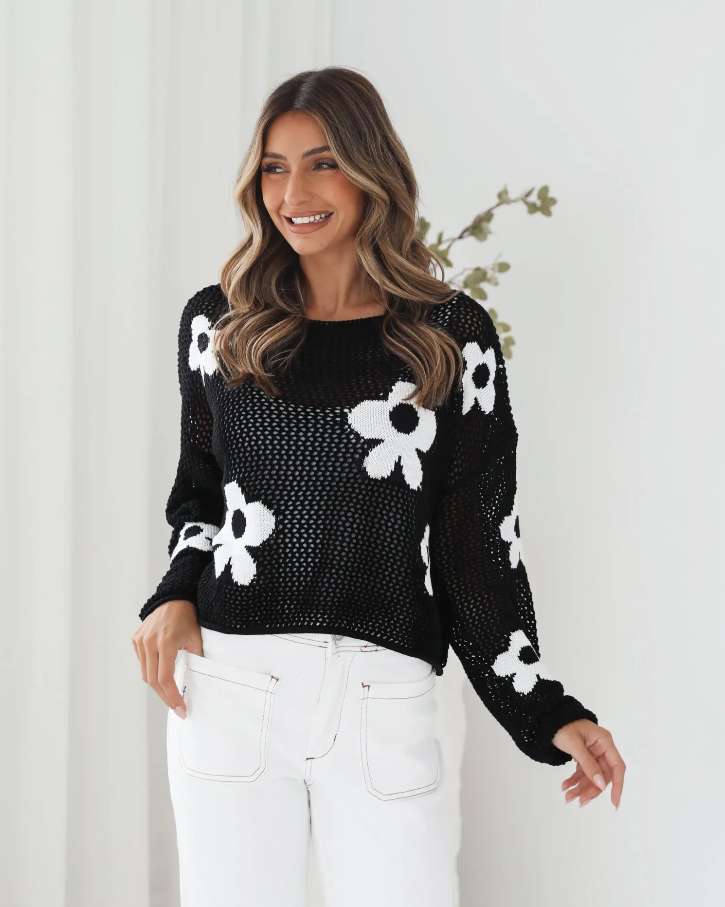 Pacino Knit Top - Black