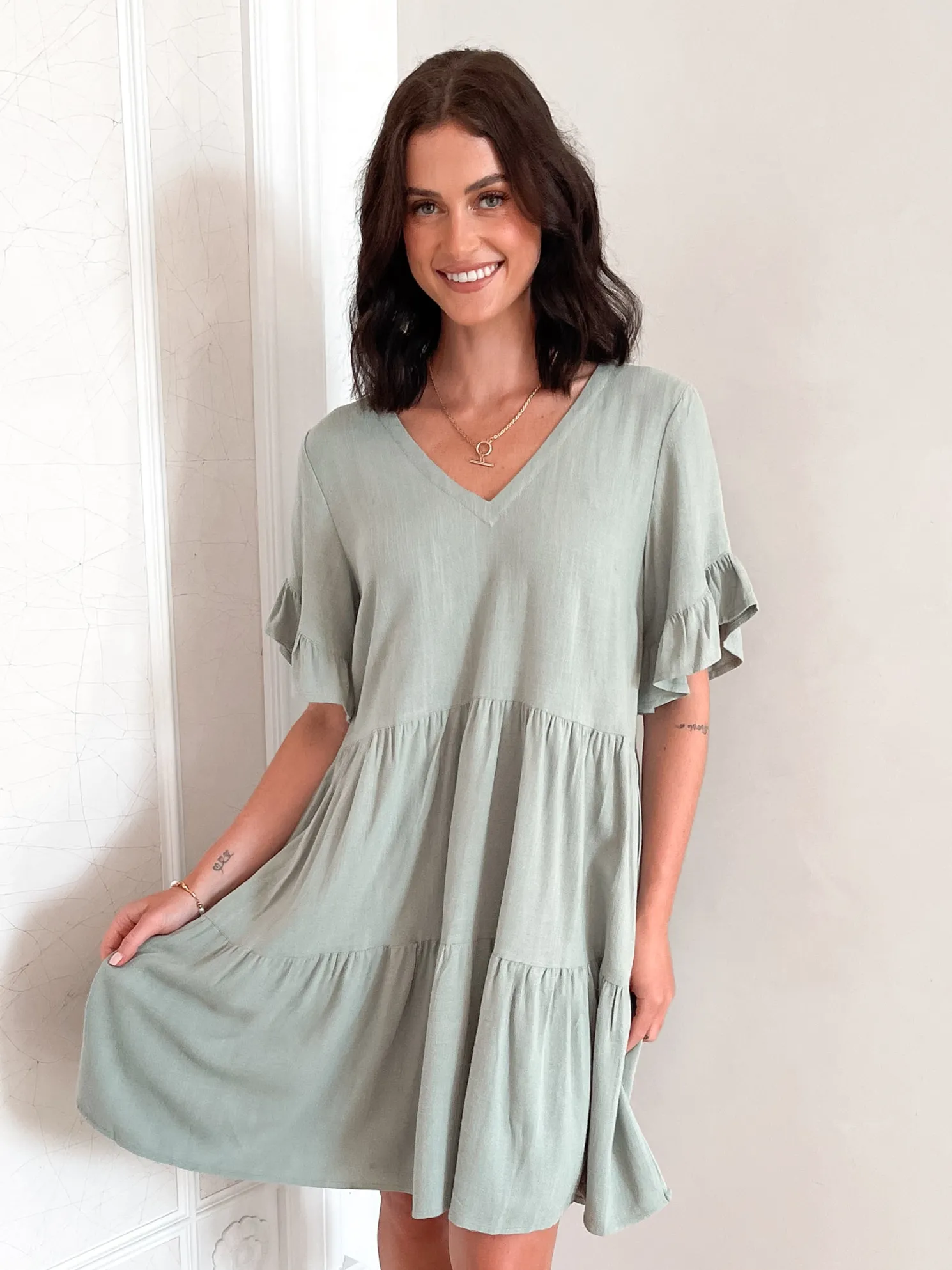 Robin Dress - Sage