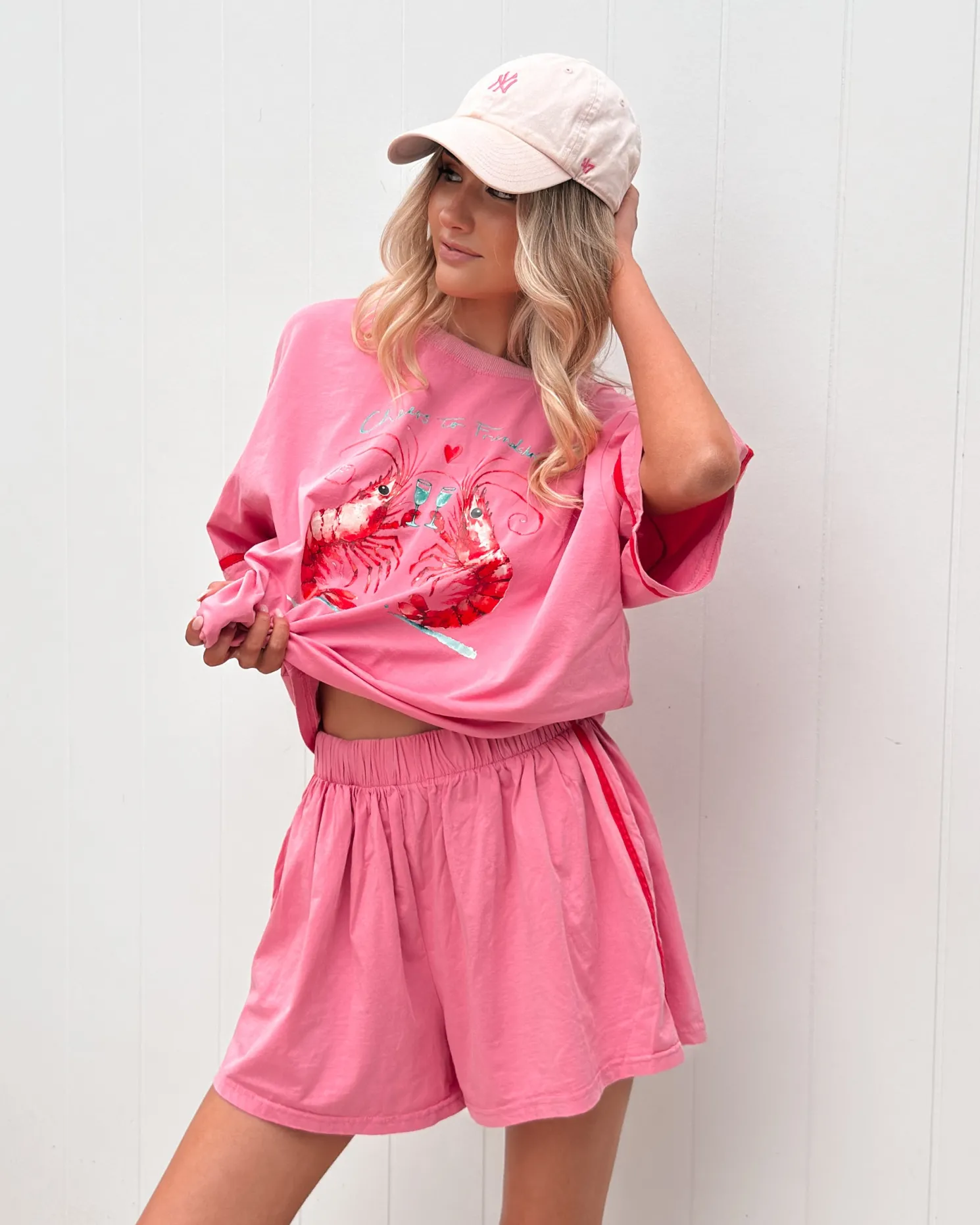 Roswell Shorts - Pink Stripe