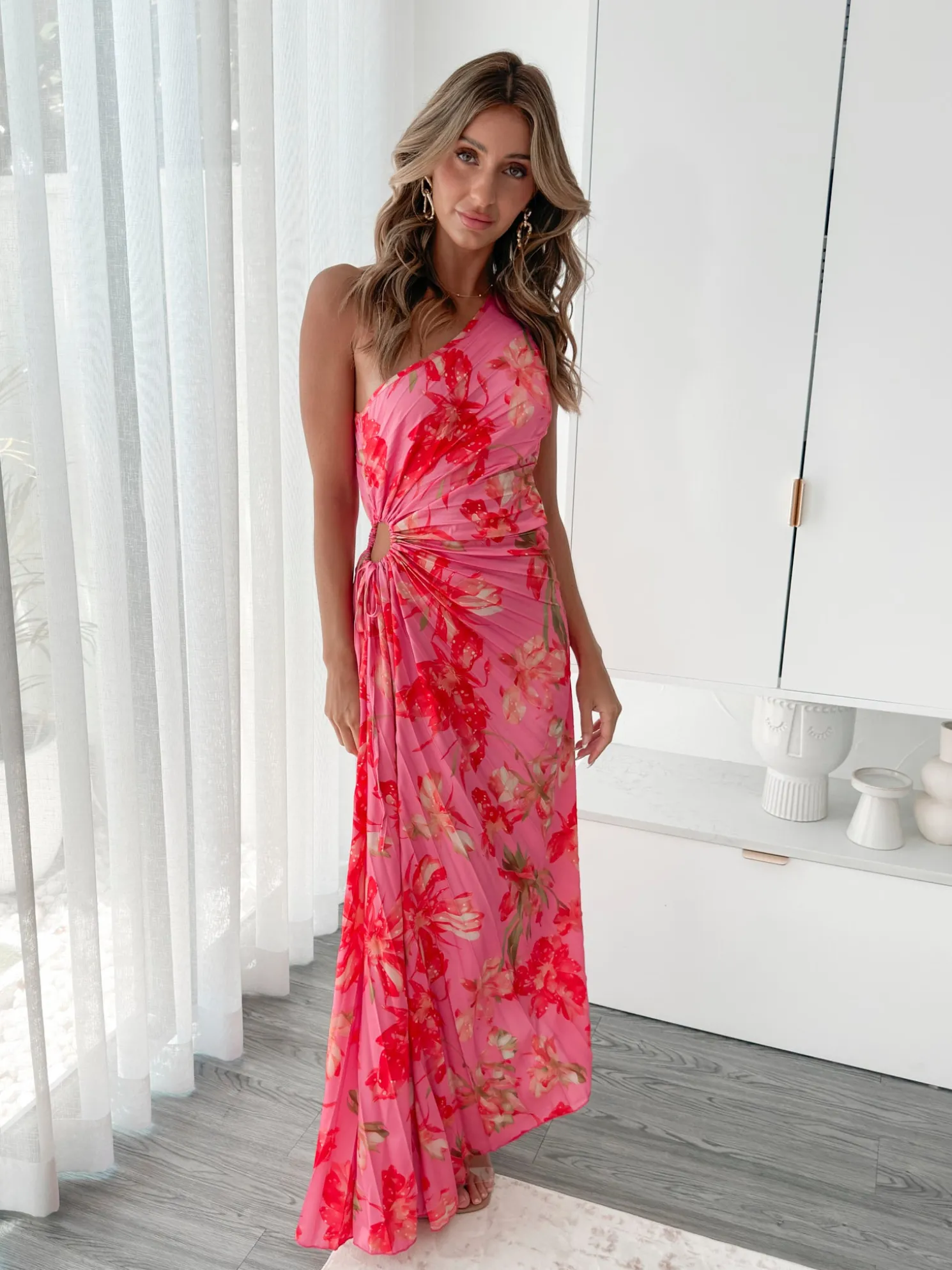 Selestia Dress - Pink Floral