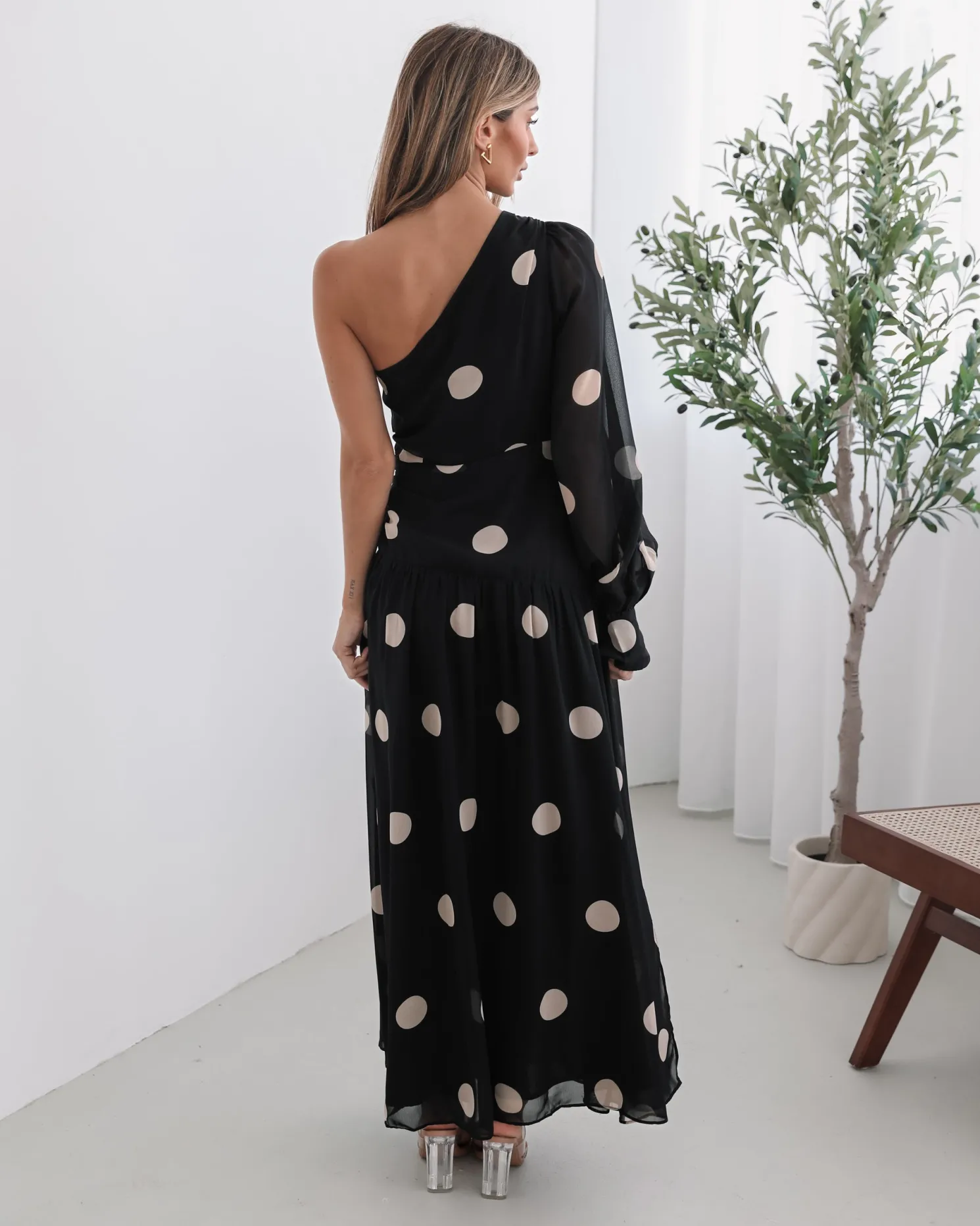 Serenella Dress - Black Spot