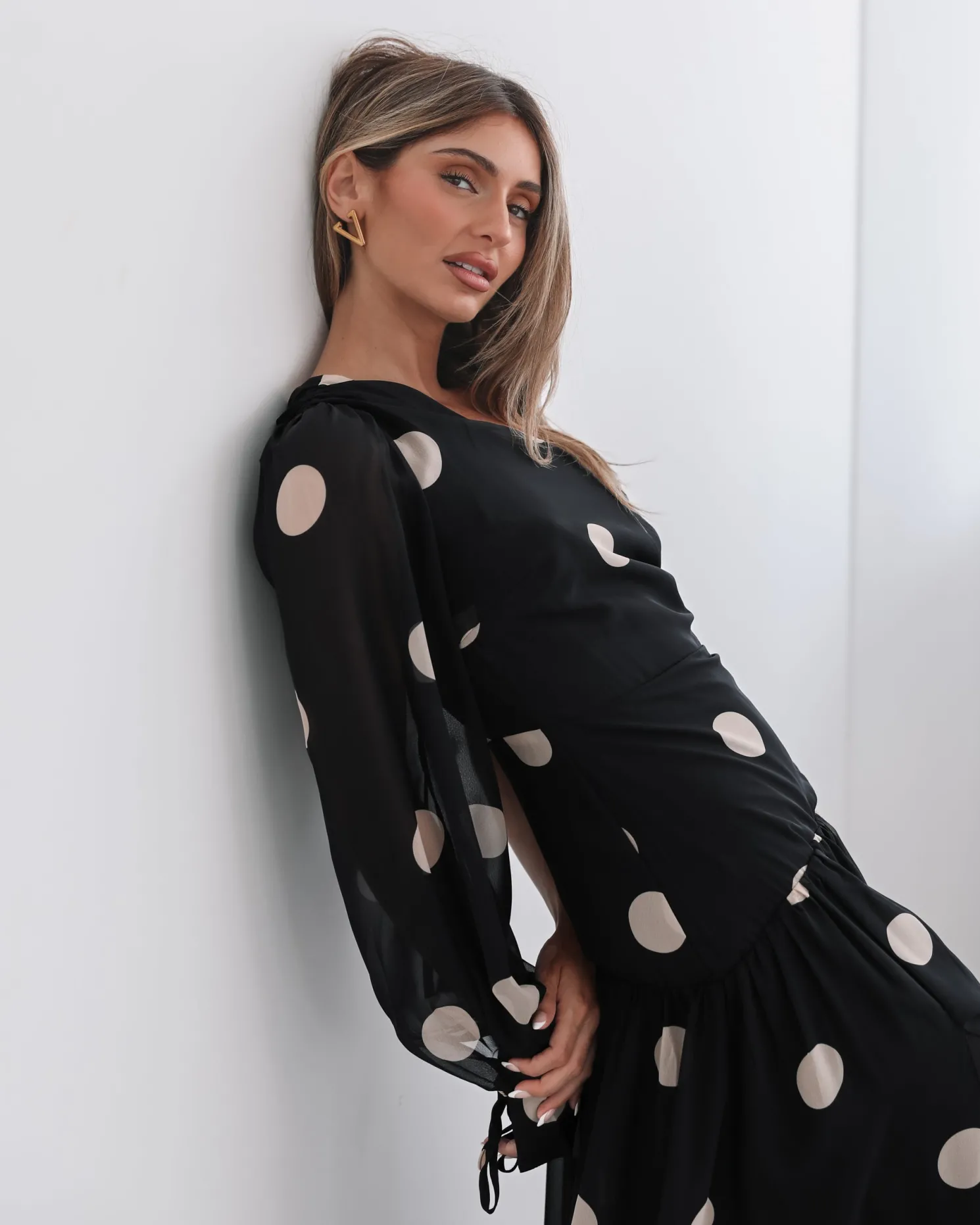 Serenella Dress - Black Spot
