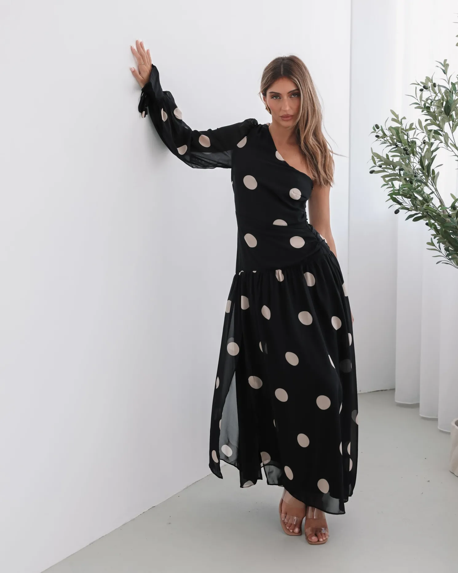 Serenella Dress - Black Spot