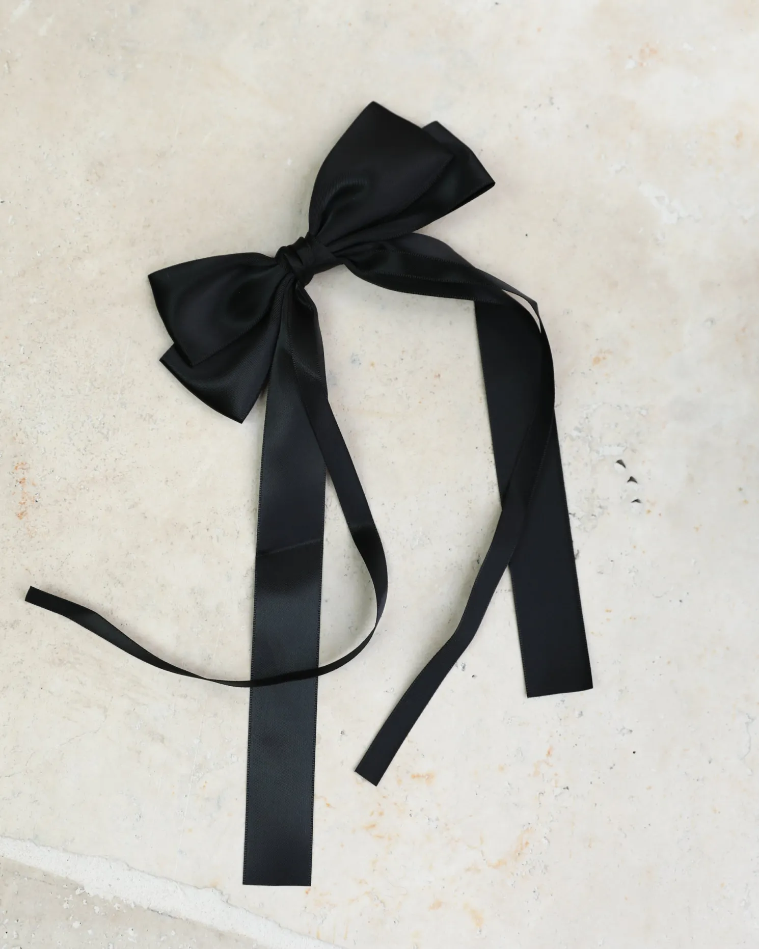 Sheia Hair Bow - Black