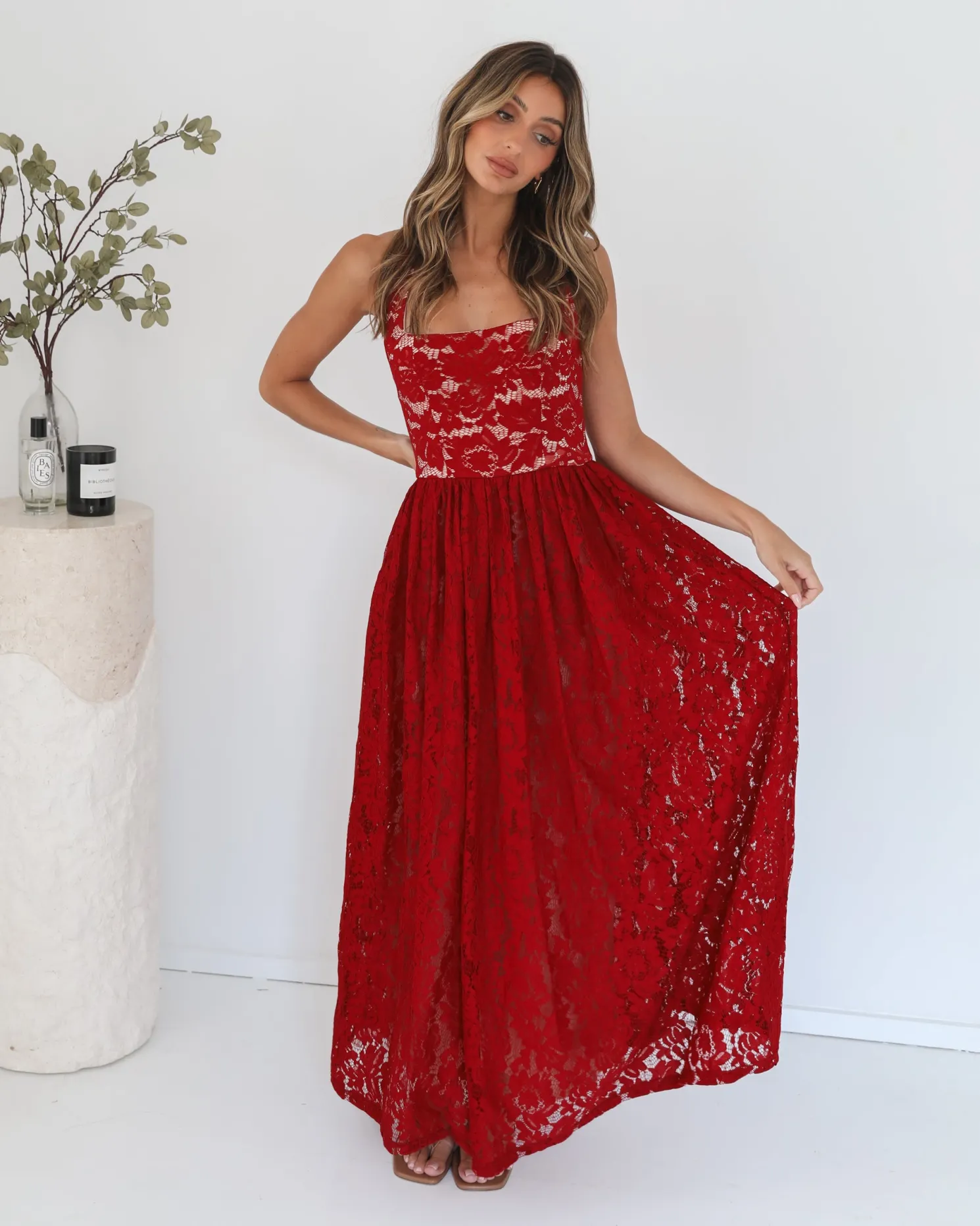 Shira Dress - Red Print