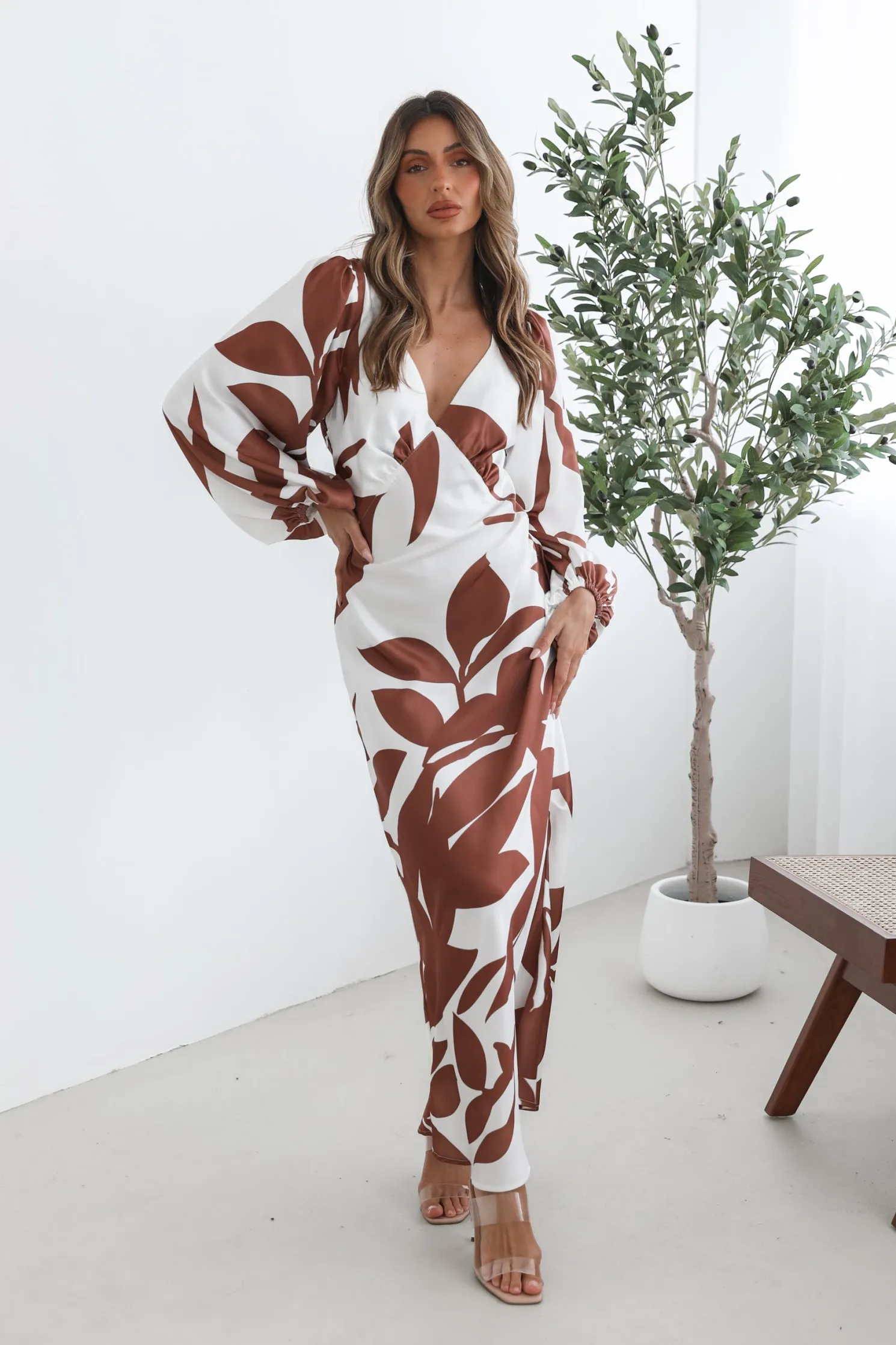 Surendra Dress - White Print