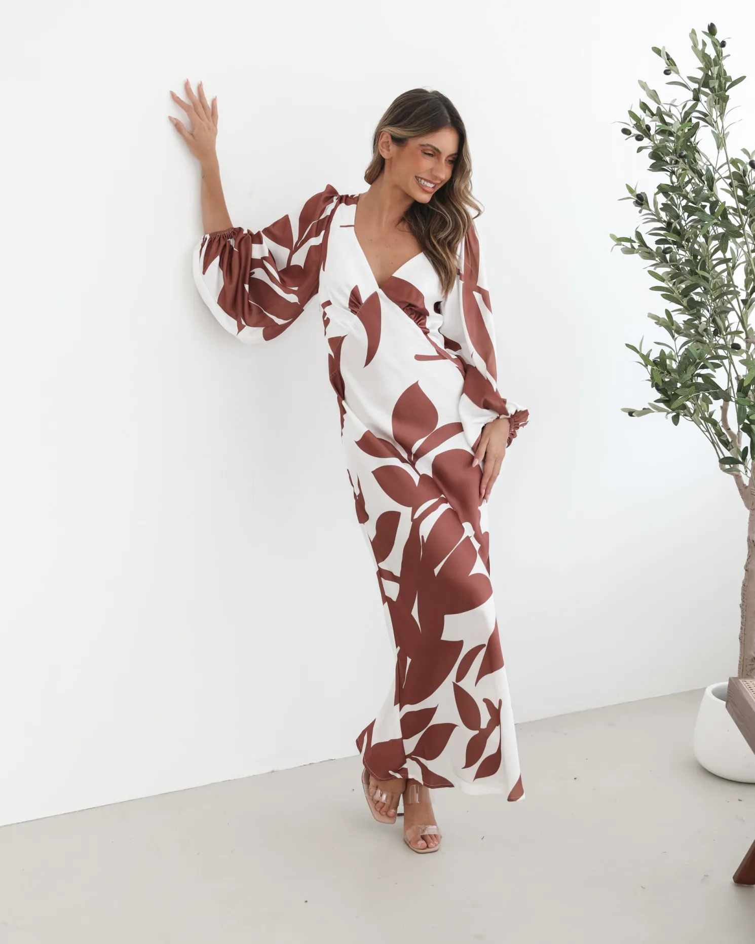 Surendra Dress - White Print