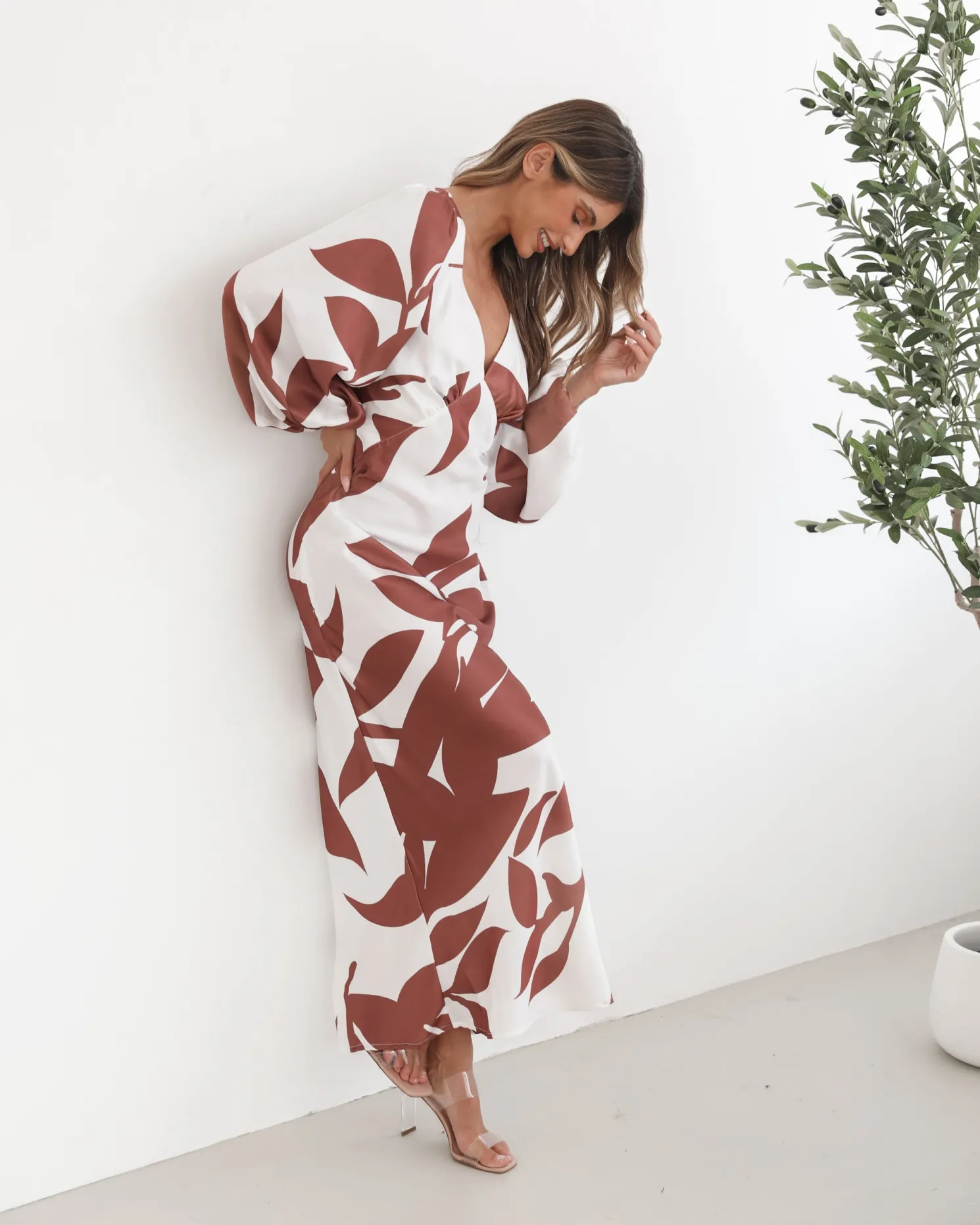 Surendra Dress - White Print