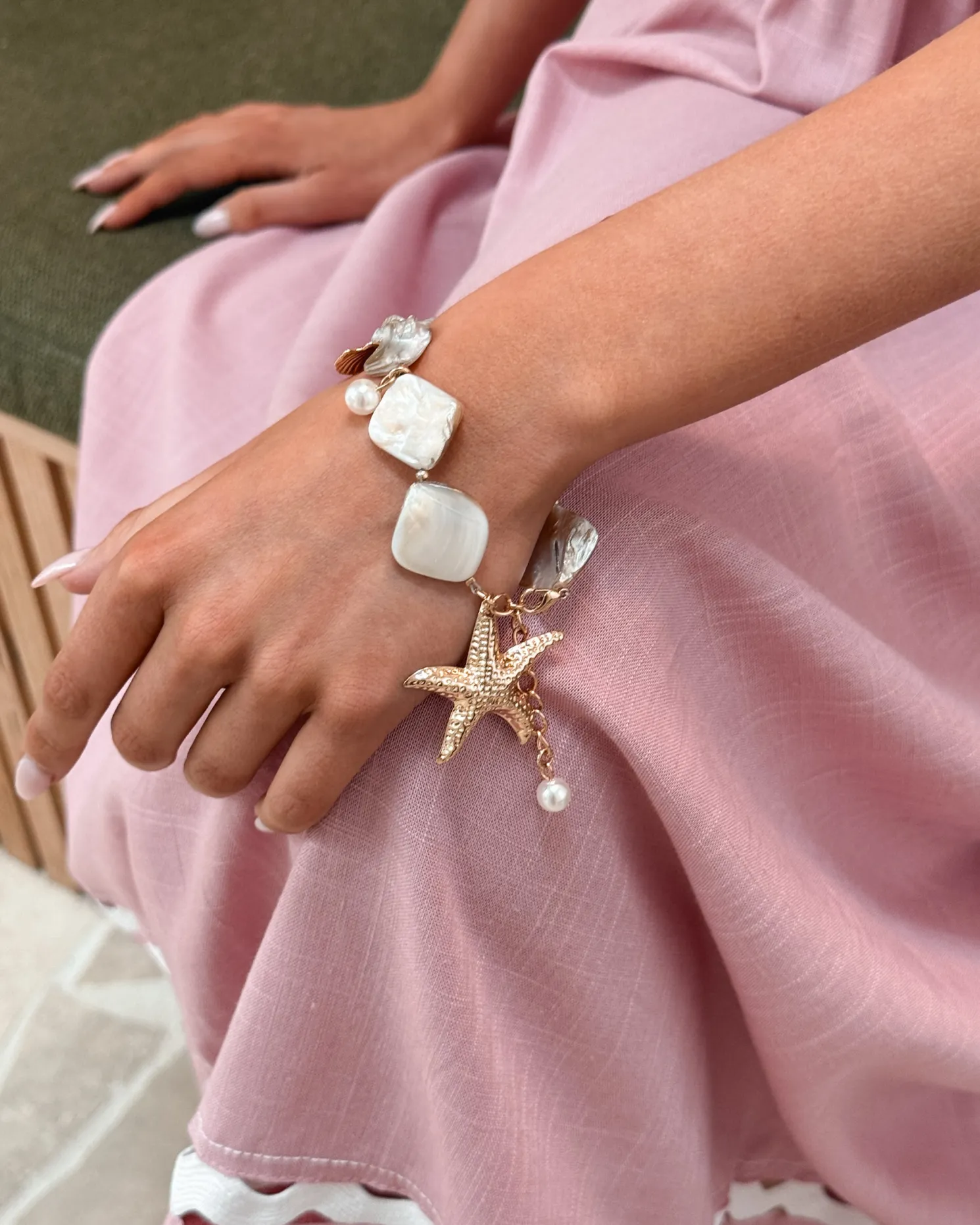 Verly Shell Bracelet - Gold