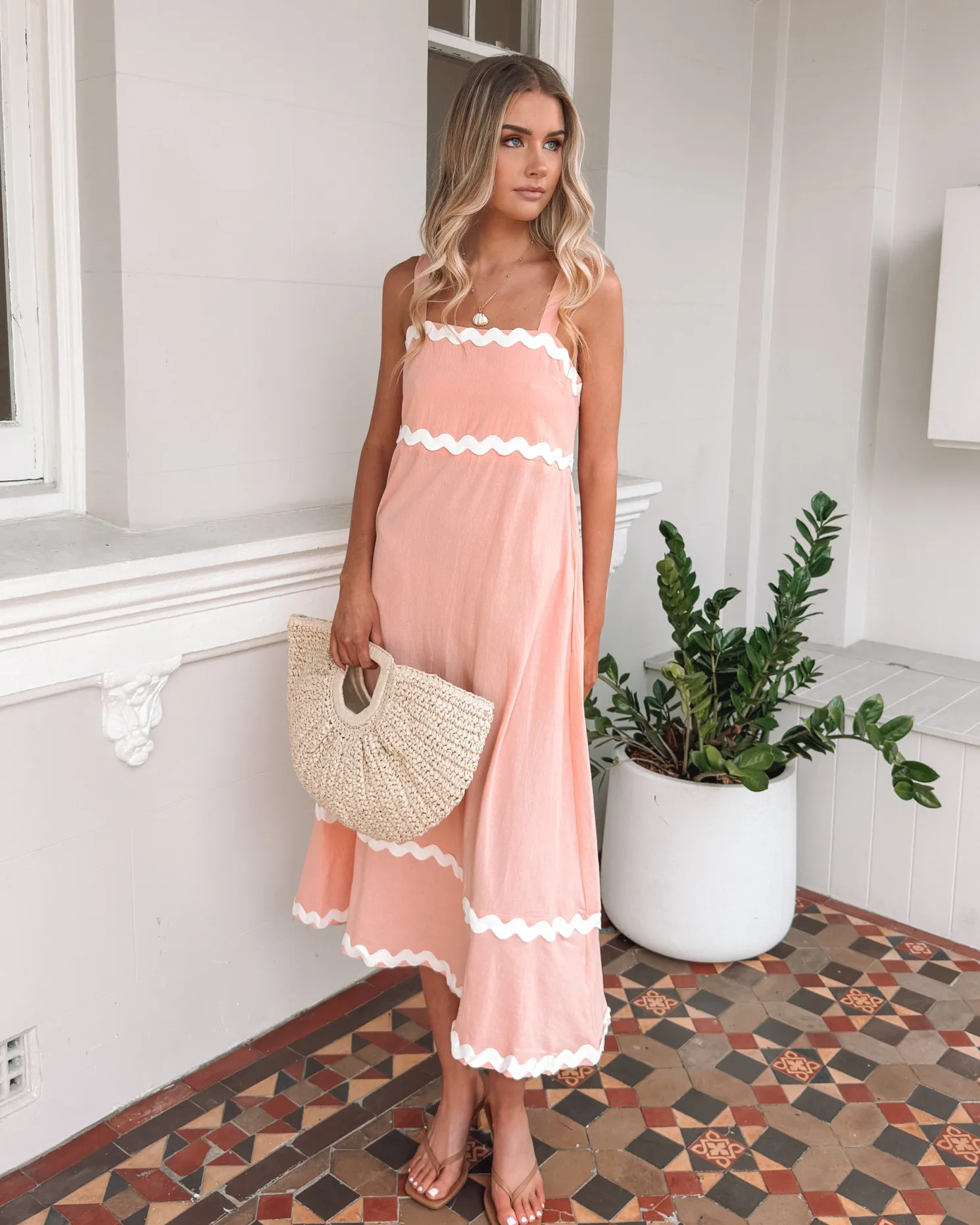 Zarienne Dress - Pink Multi